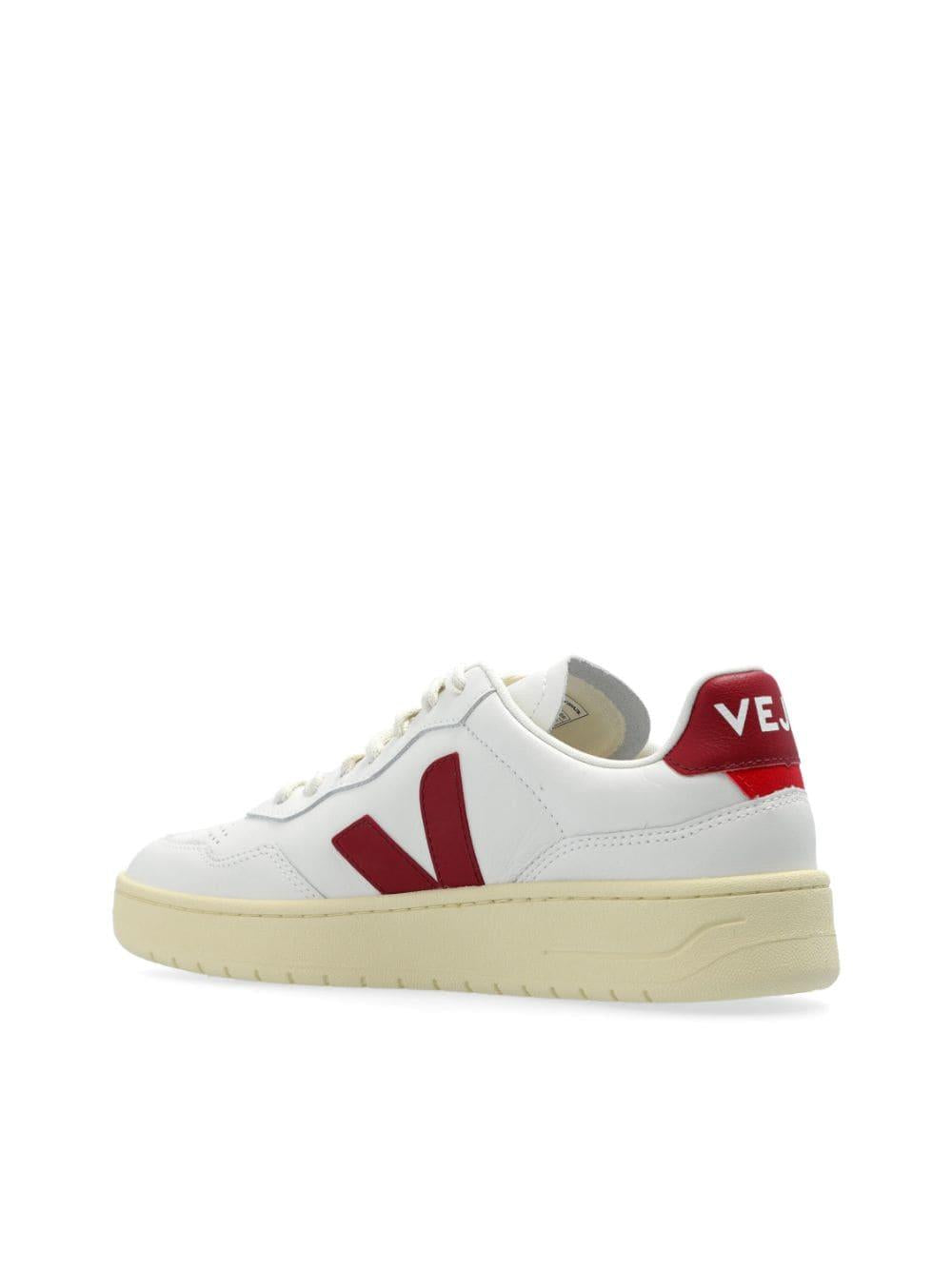 Sneakers v-90 bianche/marsala VD2003657 WHITEMARSALA VEJA