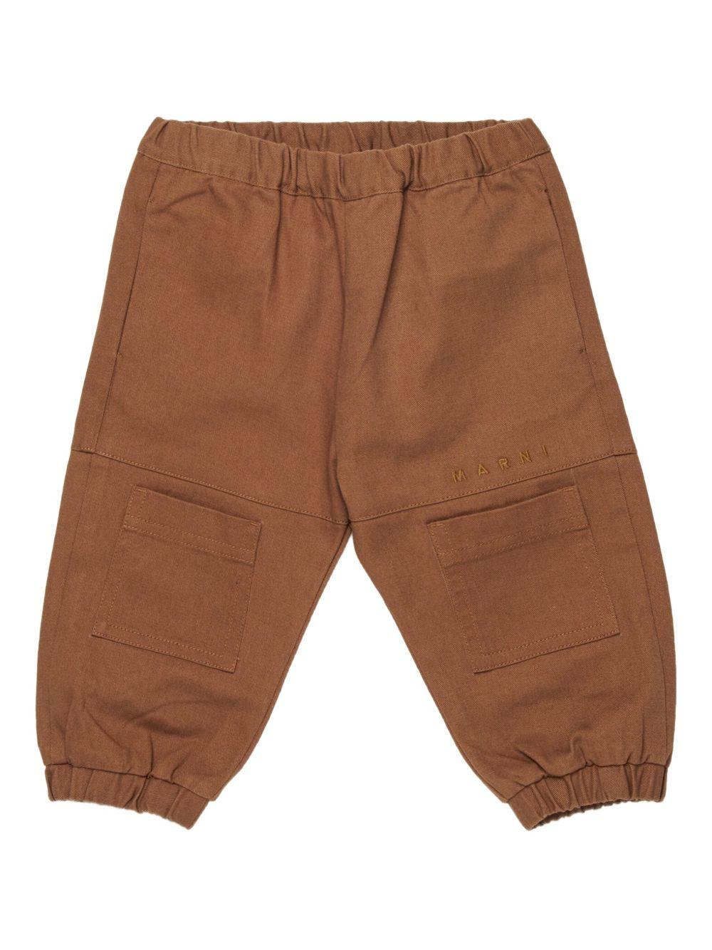 Pantaloni di cotone M01533M00W1 0M716 MARNI KIDS