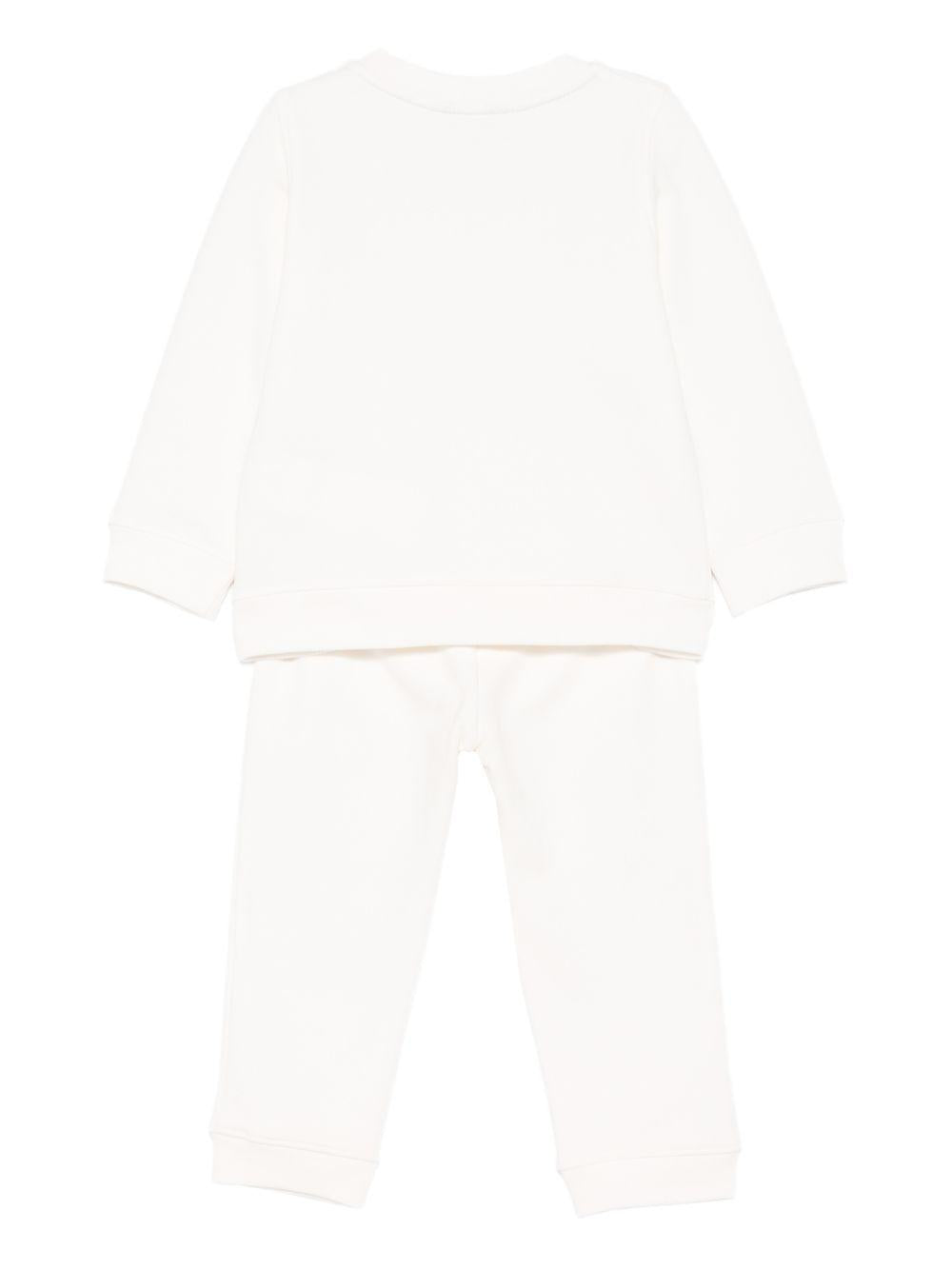 Tuta sportiva bianca girocollo K41384W X42 K-WAY KIDS