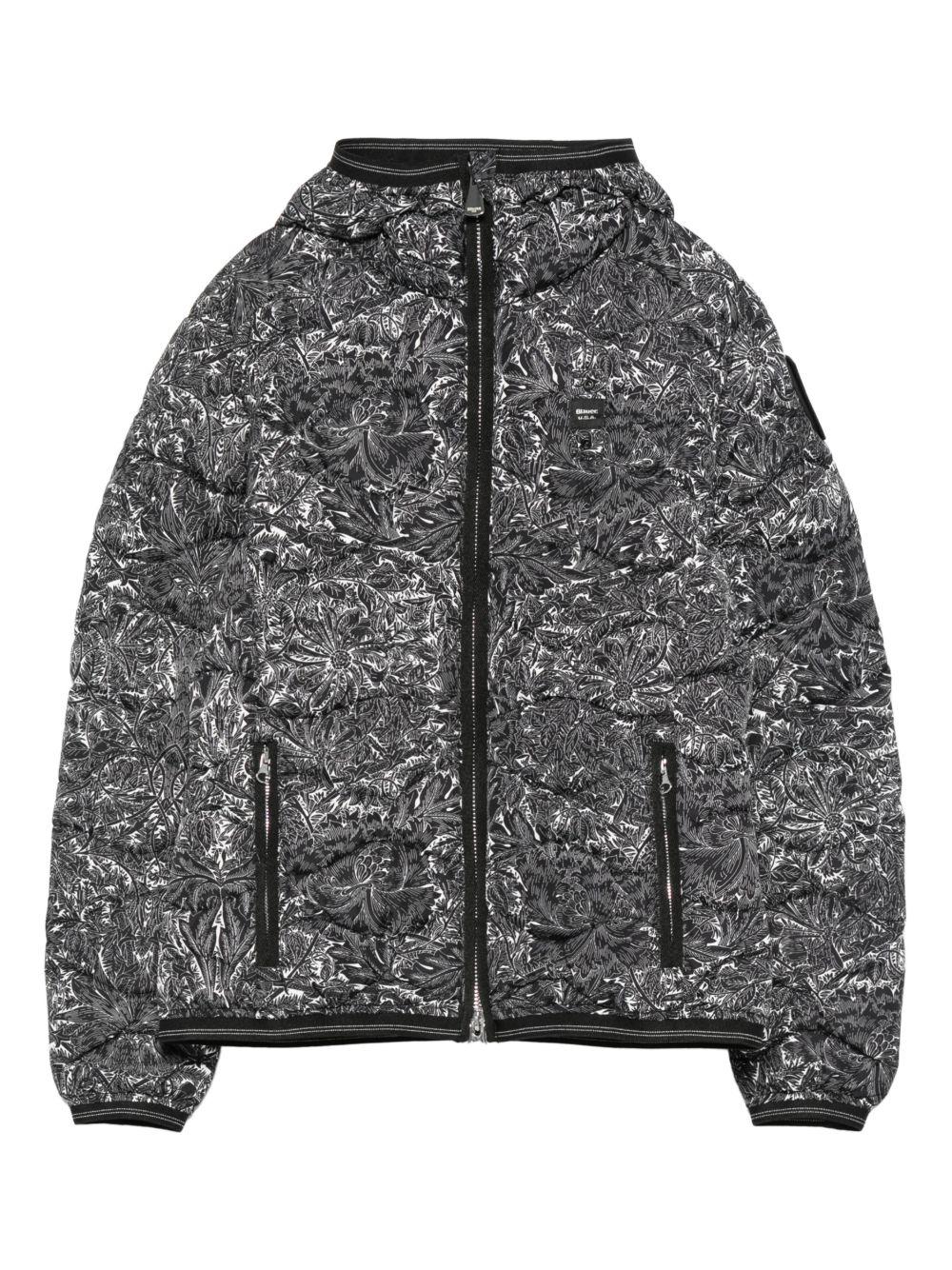 Giubbino Camelia a fiori nero 25WBLDC03095007358 999 BLAUER