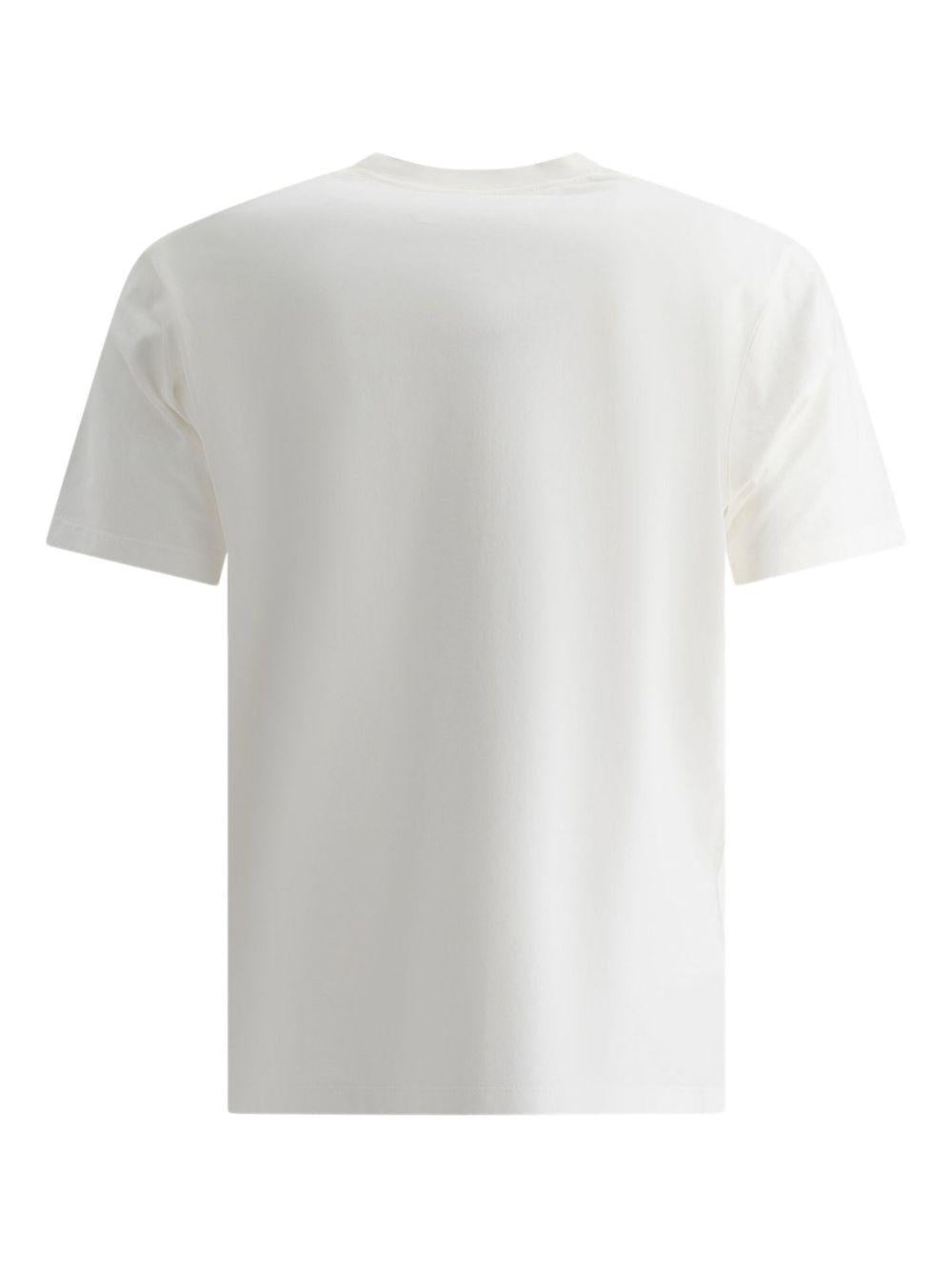 T-shirt bianca logo cubo 3D 17CMTS166A006586W 103 CP COMPANY