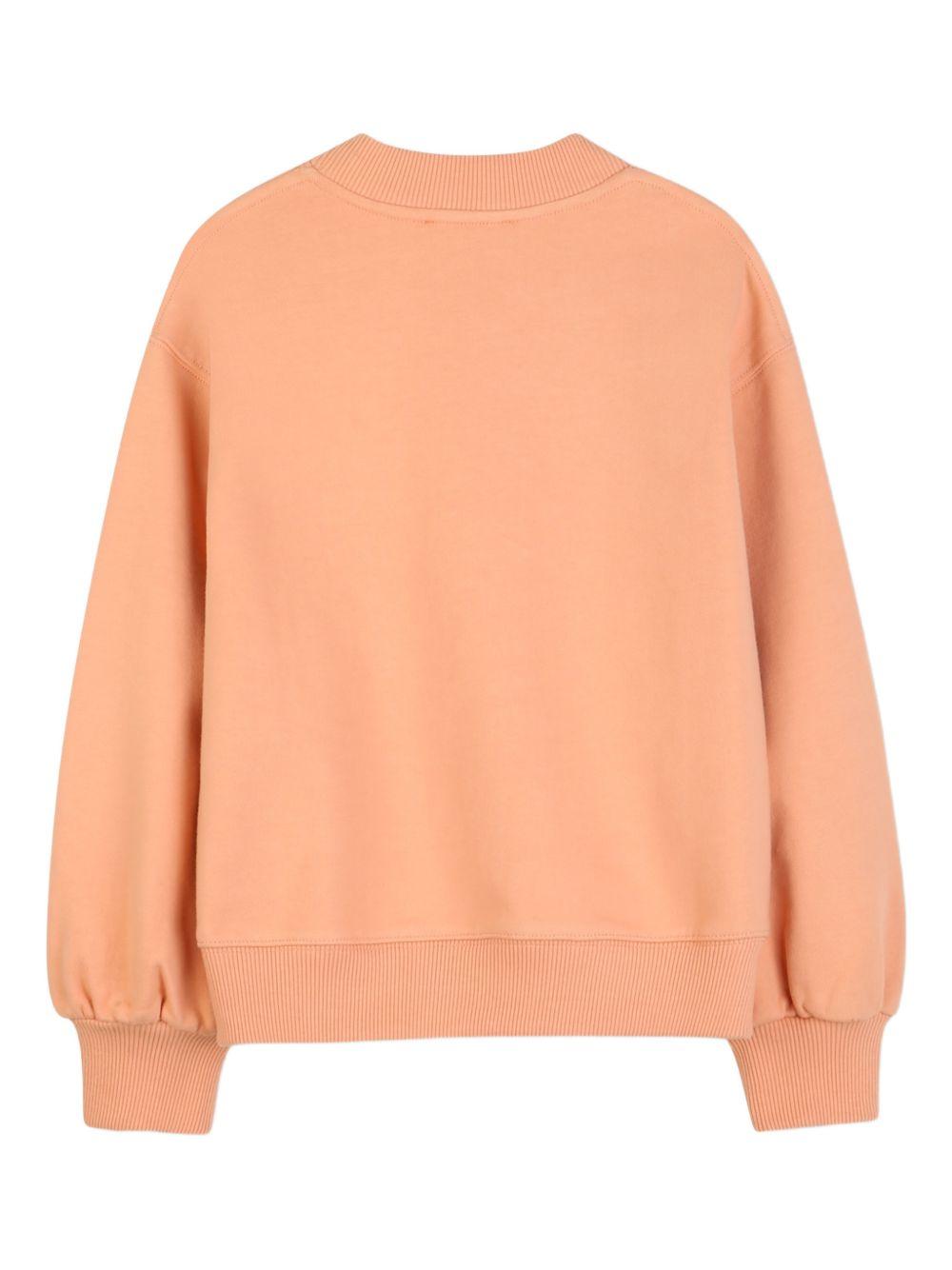 Felpa girocollo in cotone C20845 43A CHLOE KIDS