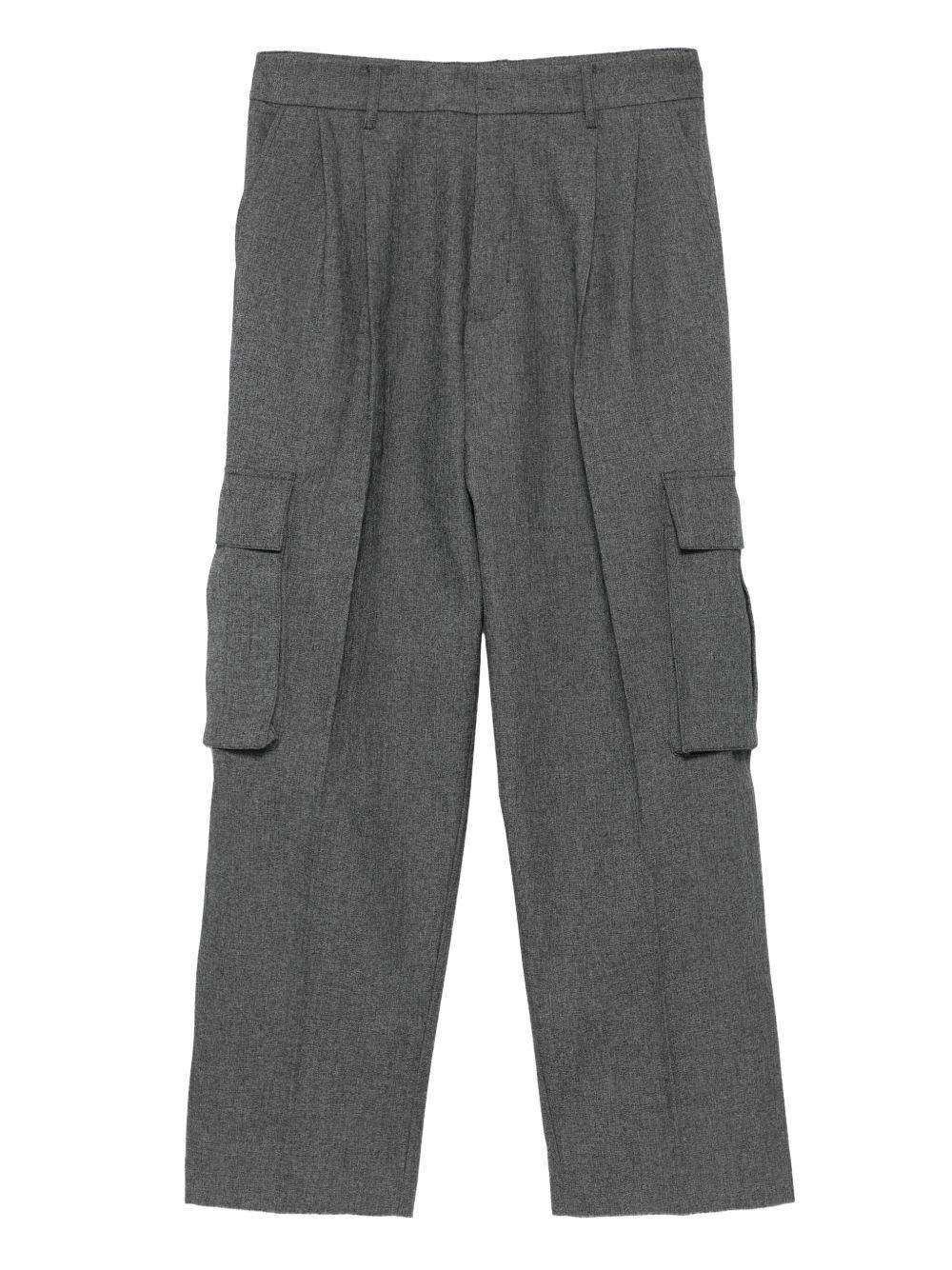 Pantaloni cargo sartoriali grigi - Preludio Moda