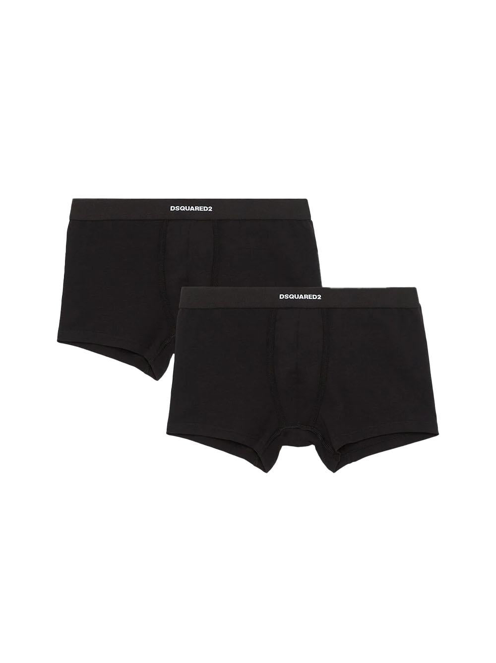 Set Basic boxer Twin Pack nero DCX210070 001 DSQUARED