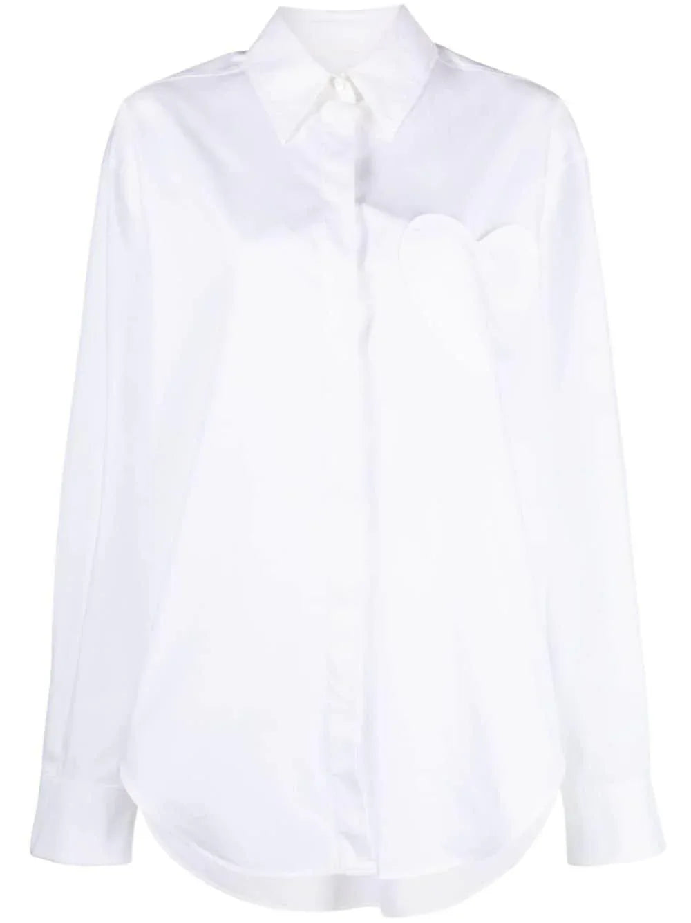 Camicia bianca patch heart - Preludio Moda