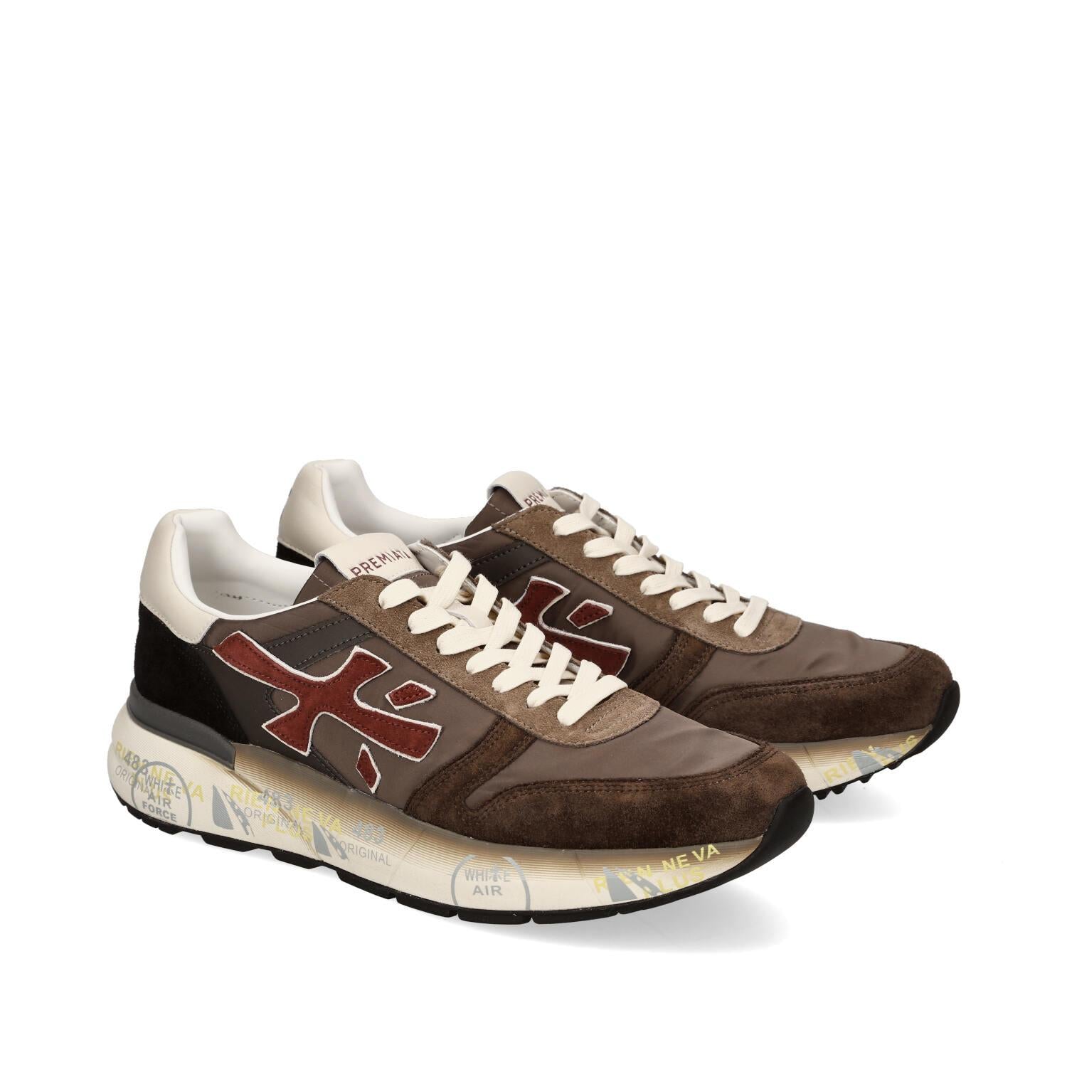 Sneakers MIck in Camoscio e Nylon Marrone MICK 7714 PREMIATA
