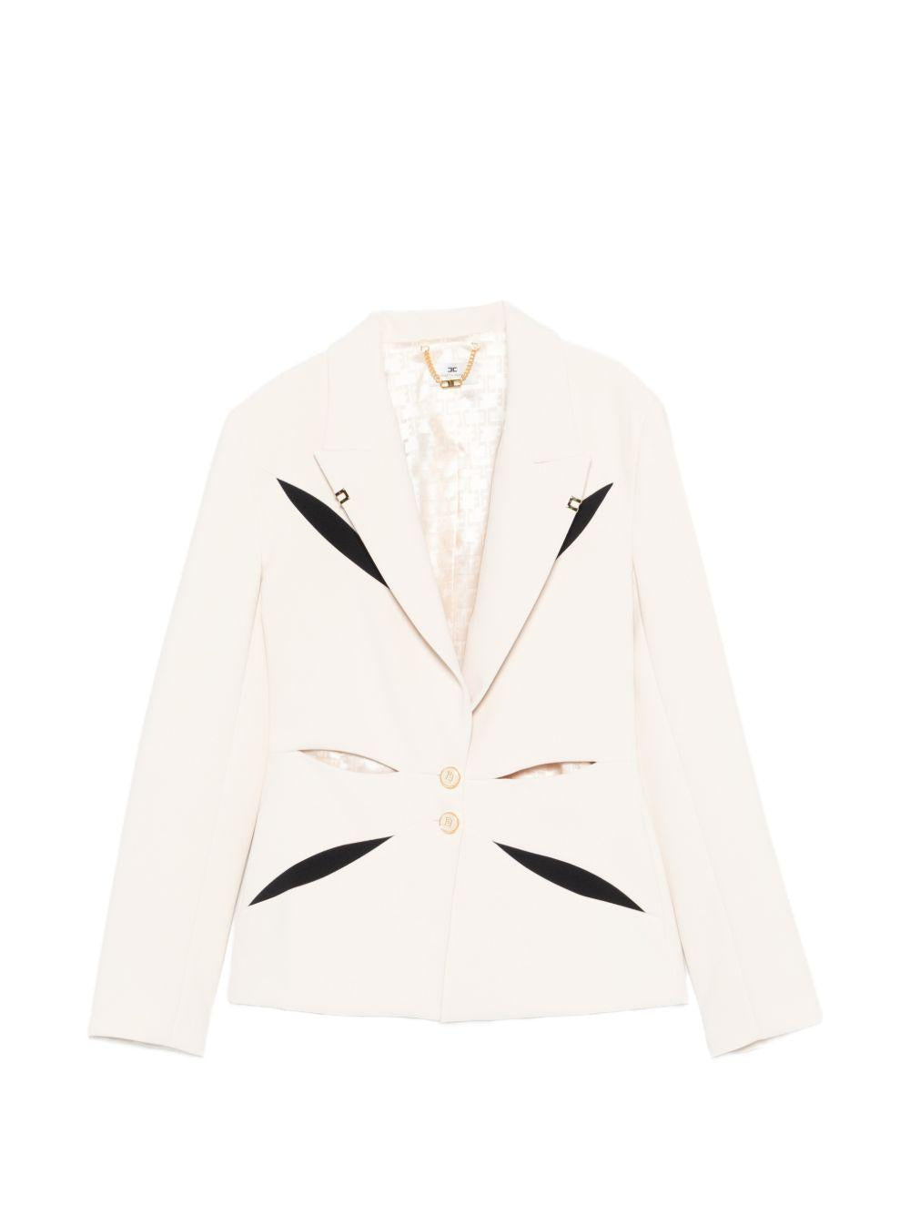 Blazer con cut-out geometrici GI19861E2 E84 ELISABETTA FRANCHI