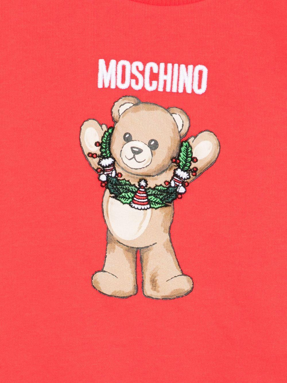 Felpa rossa con stampa grafica - Preludio Moda