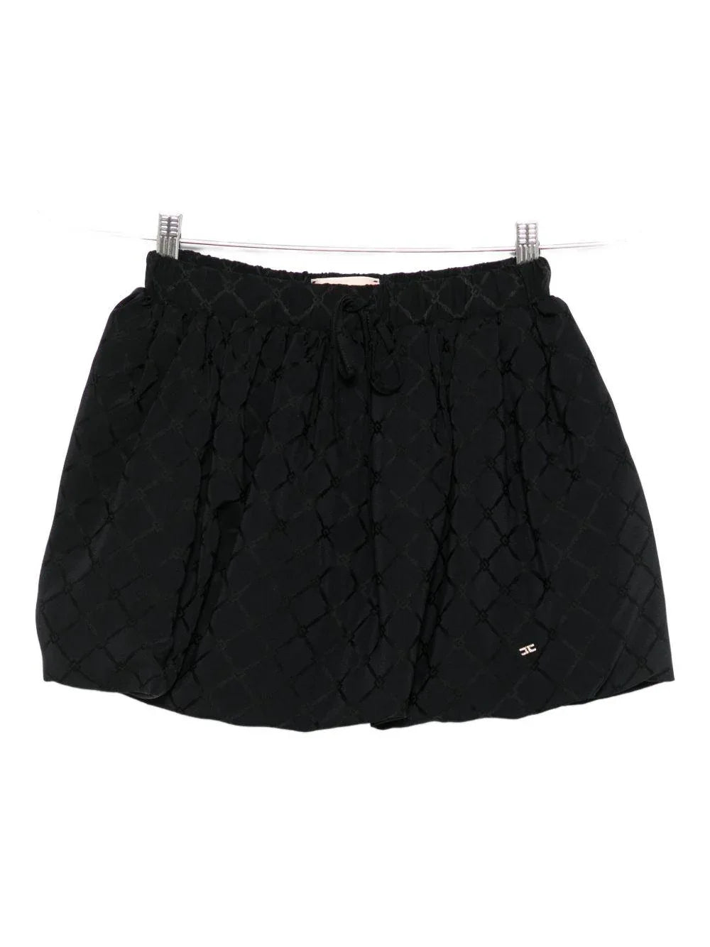 Gonna nera con motivo jacquard - Preludio Moda