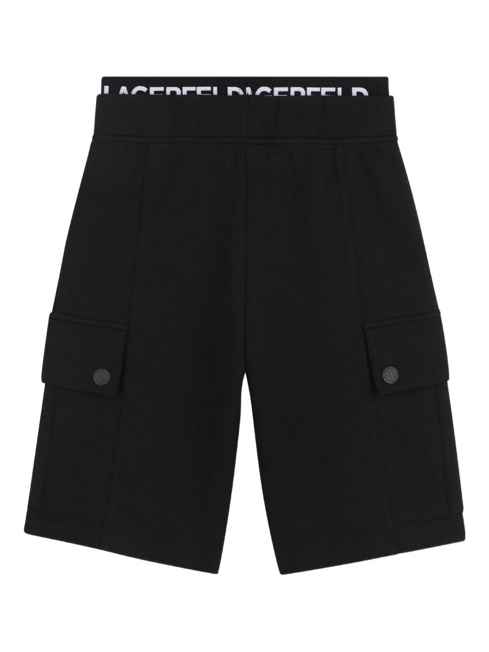 Bermuda cargo con tasche applicate Z31083 09B KARL LAGERFELD KIDS