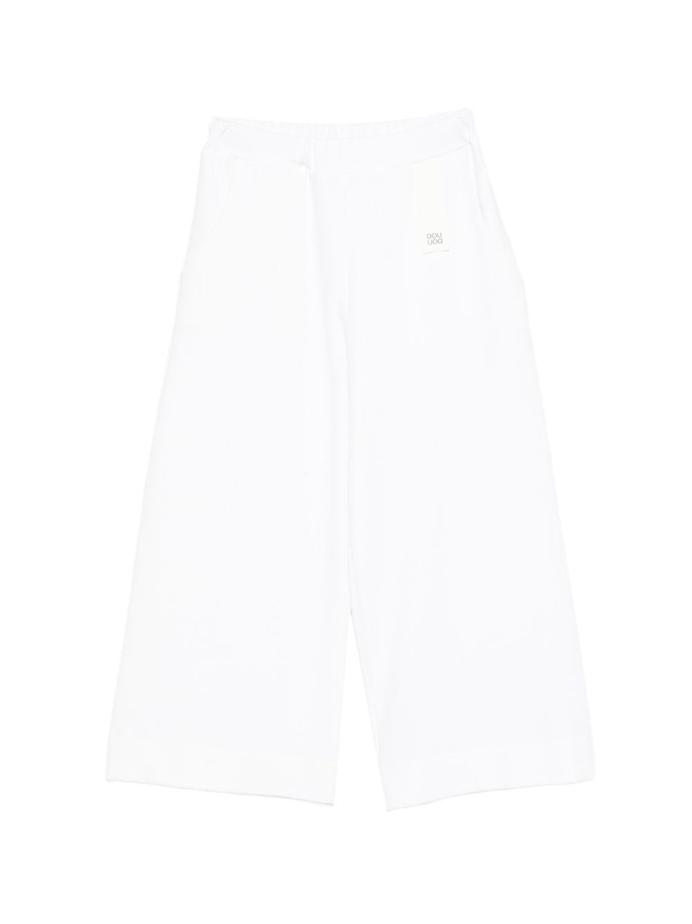 Pantaloni bambina a gamba dritta DY6A80J0371 100 DOUDOU KIDS