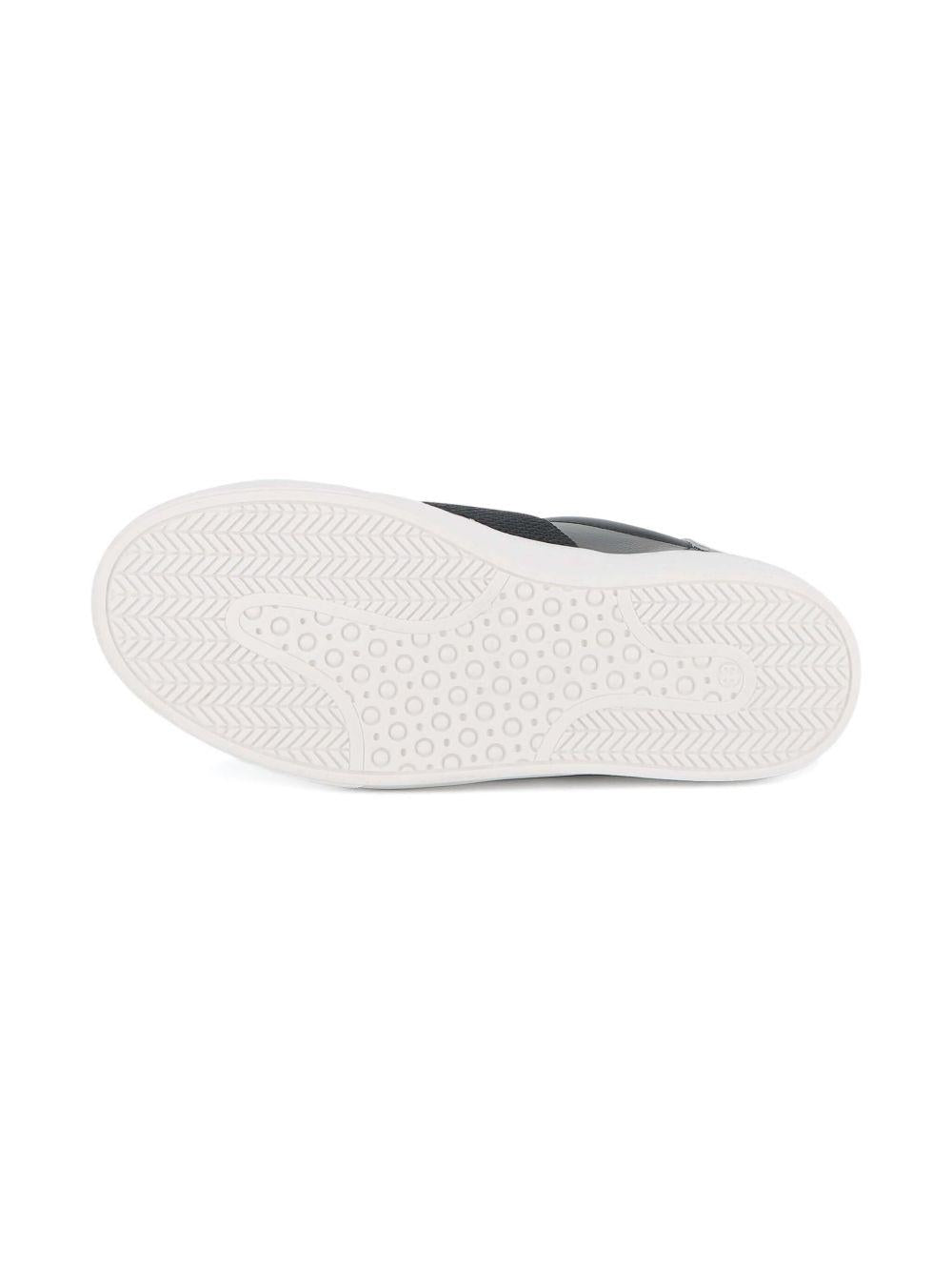 Sneakers Senza Lacci con Inserti a Contrasto H30910 09B GIVENCHY KIDS