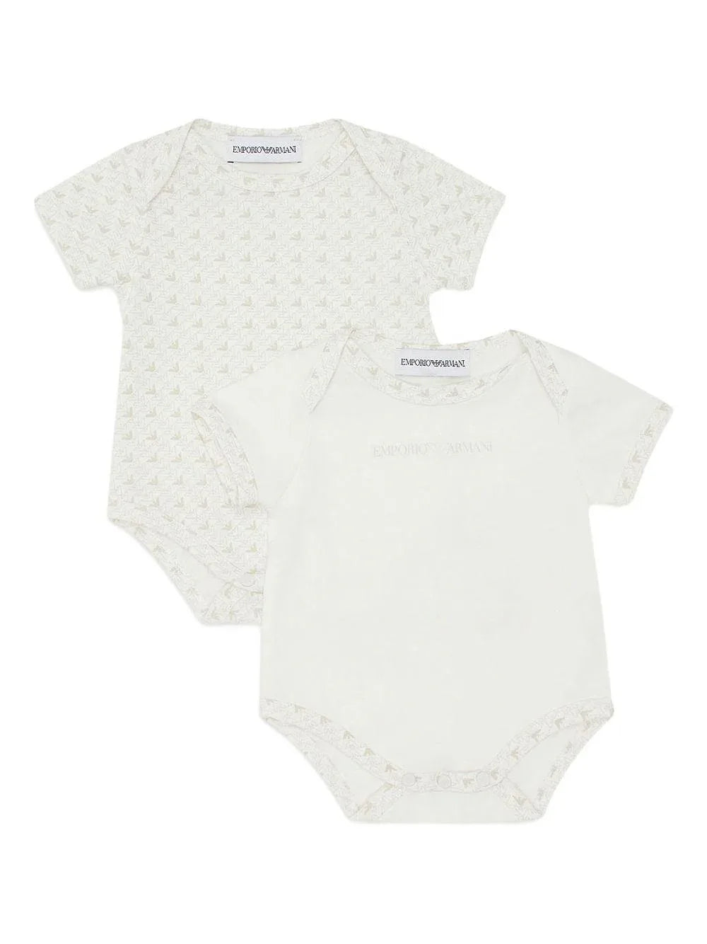 Set body beige logati neonato (2pz) - Preludio Moda