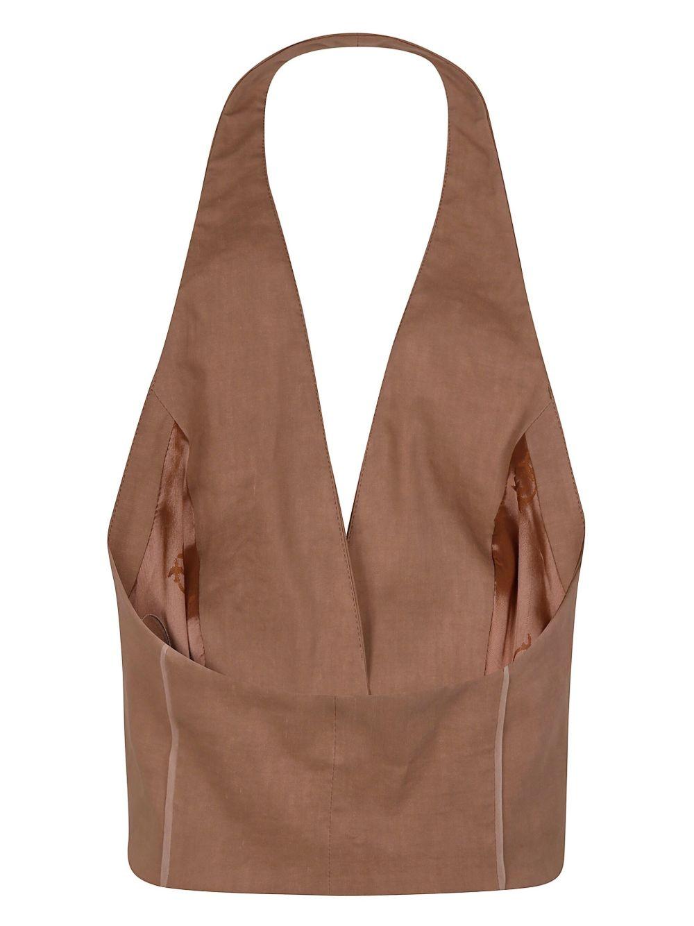 Gilet cornacchia marrone
