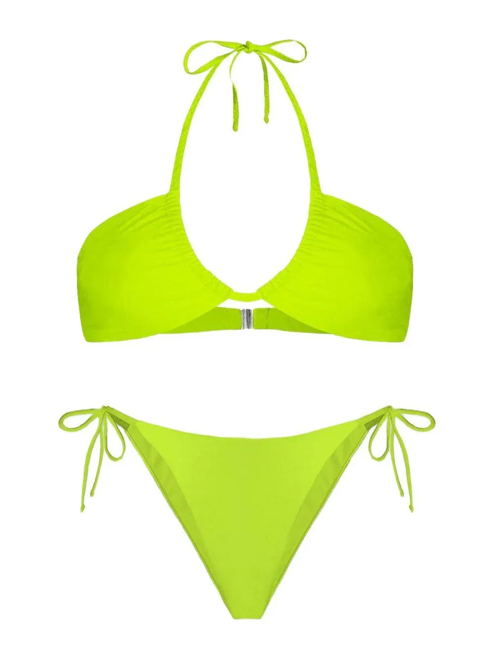 Costume marielle+dahlia lime (2pz) - Preludio Moda