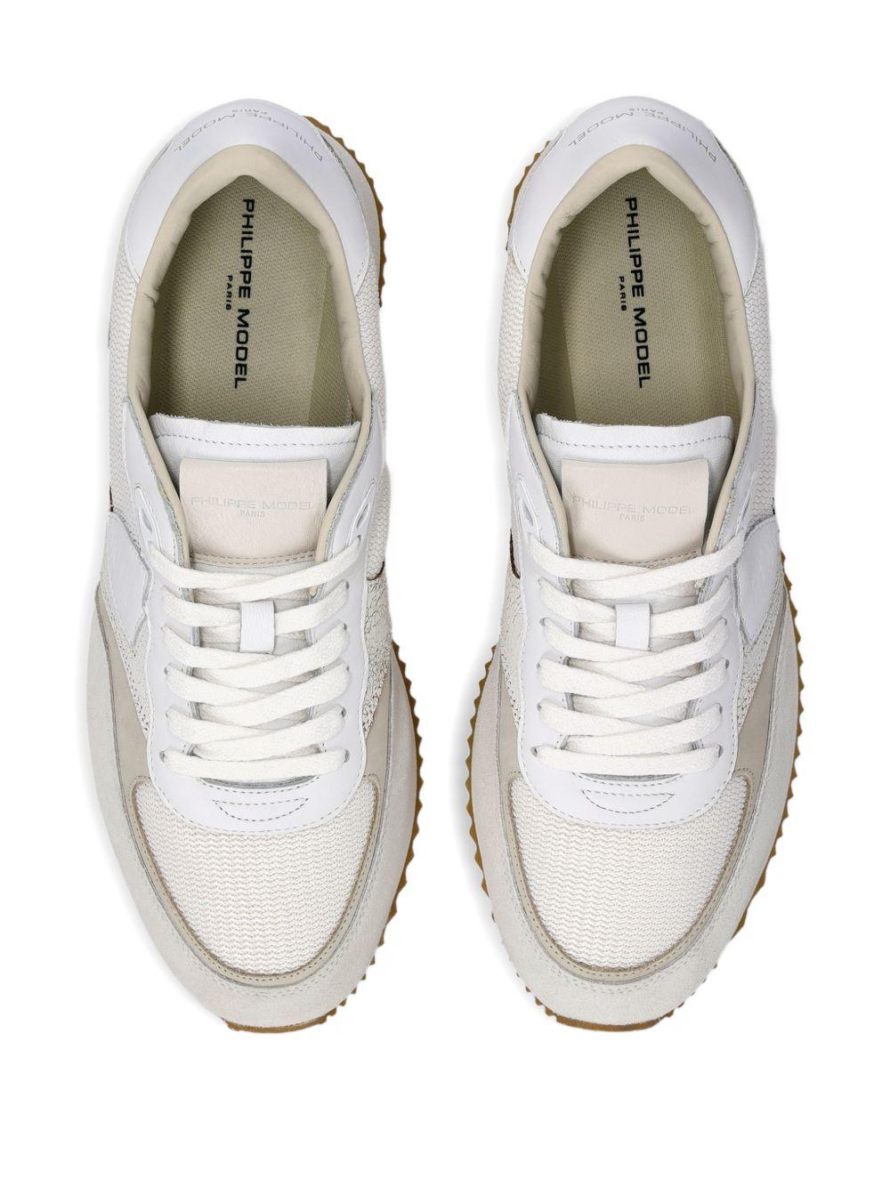 Sneakers con dettagli in pelle bianca BVLU W001 PHILIPPE MODEL