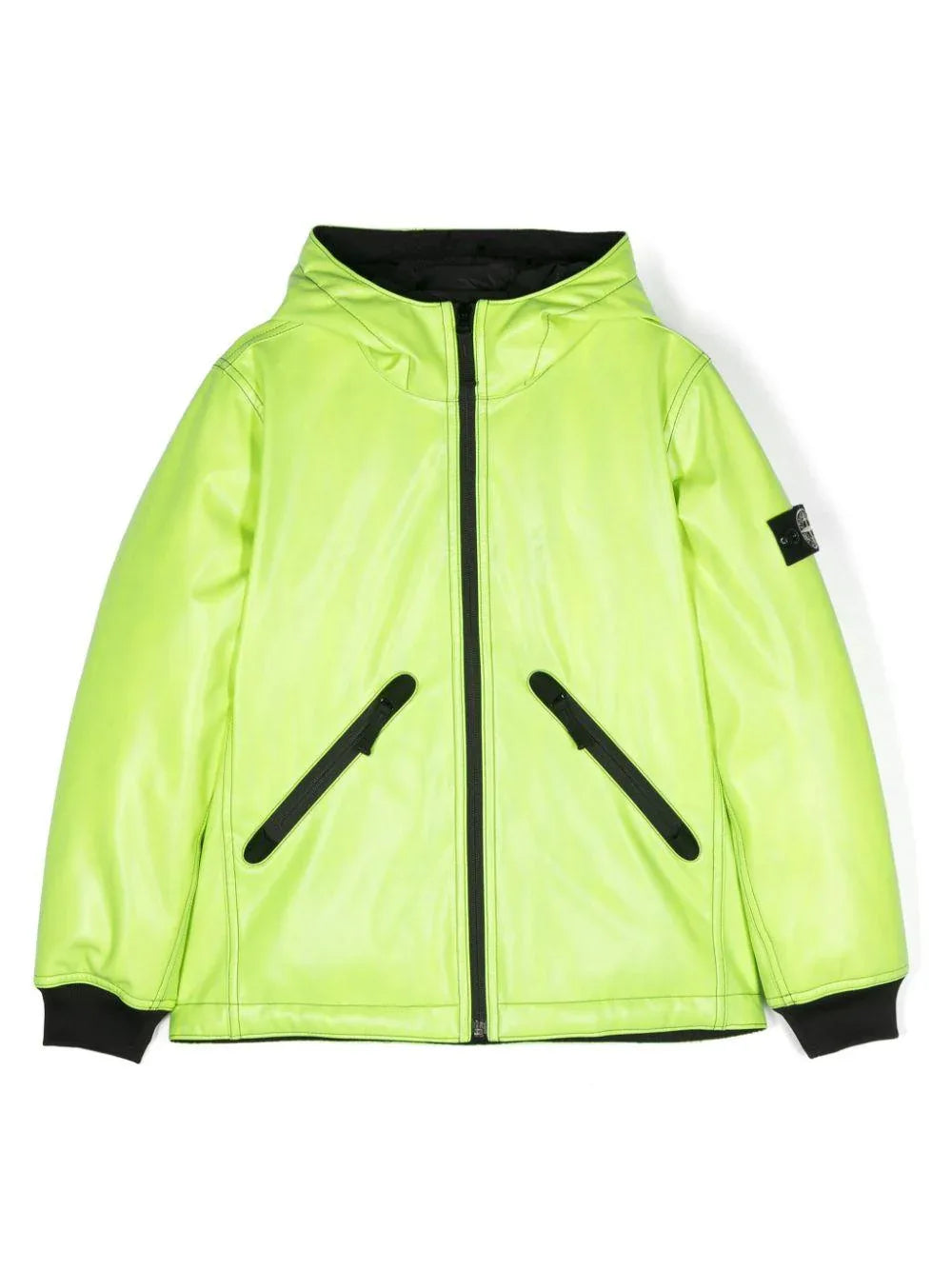 Giubbino lime finish con rivestimento - Preludio Moda