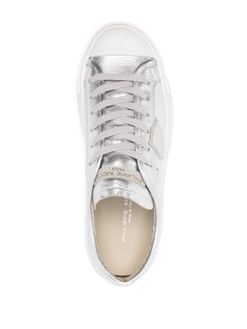 Sneaker Paris Haute argento donna PDLD M001 PHILIPPE MODEL