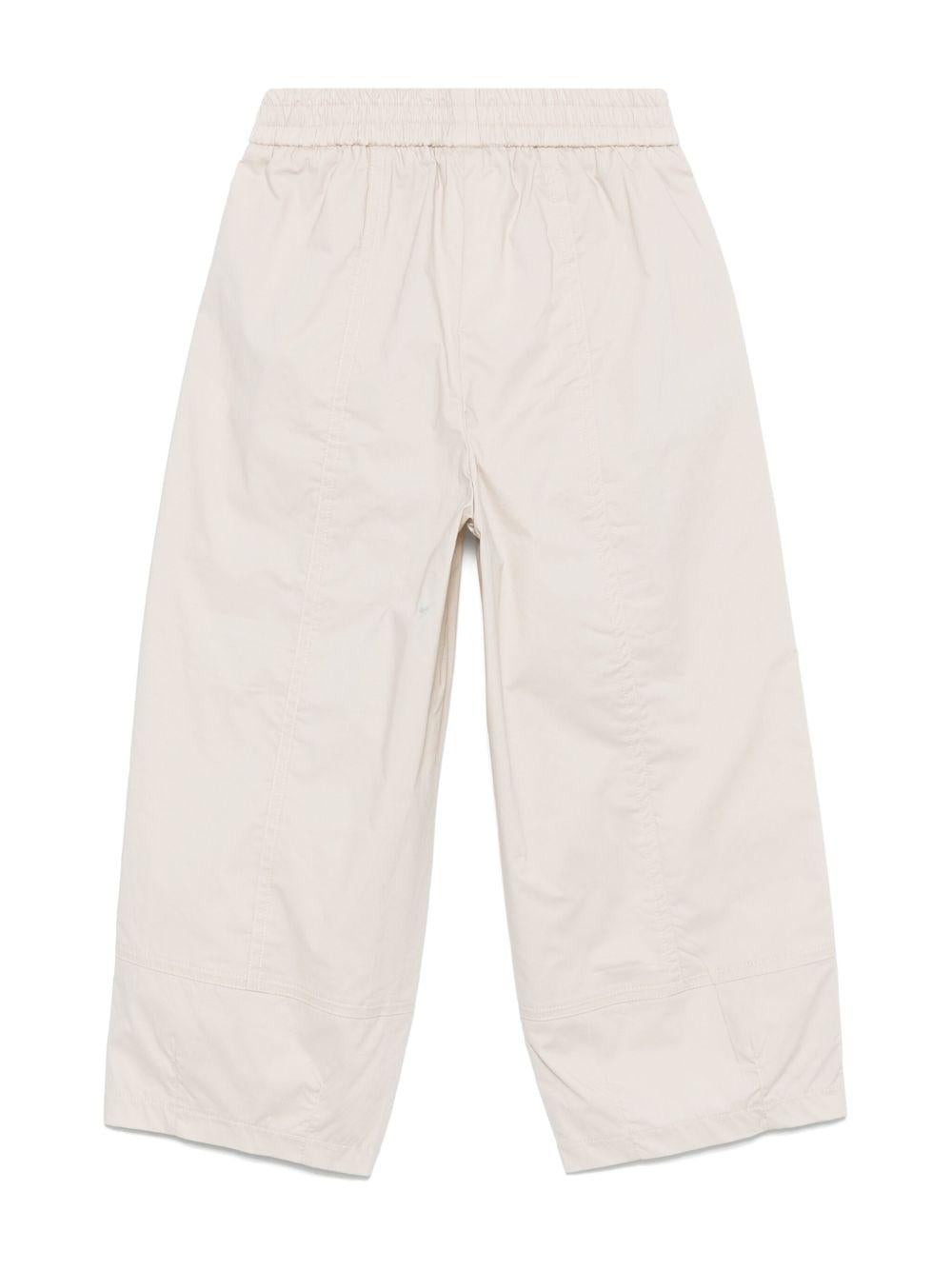 Pantalone cargo beige