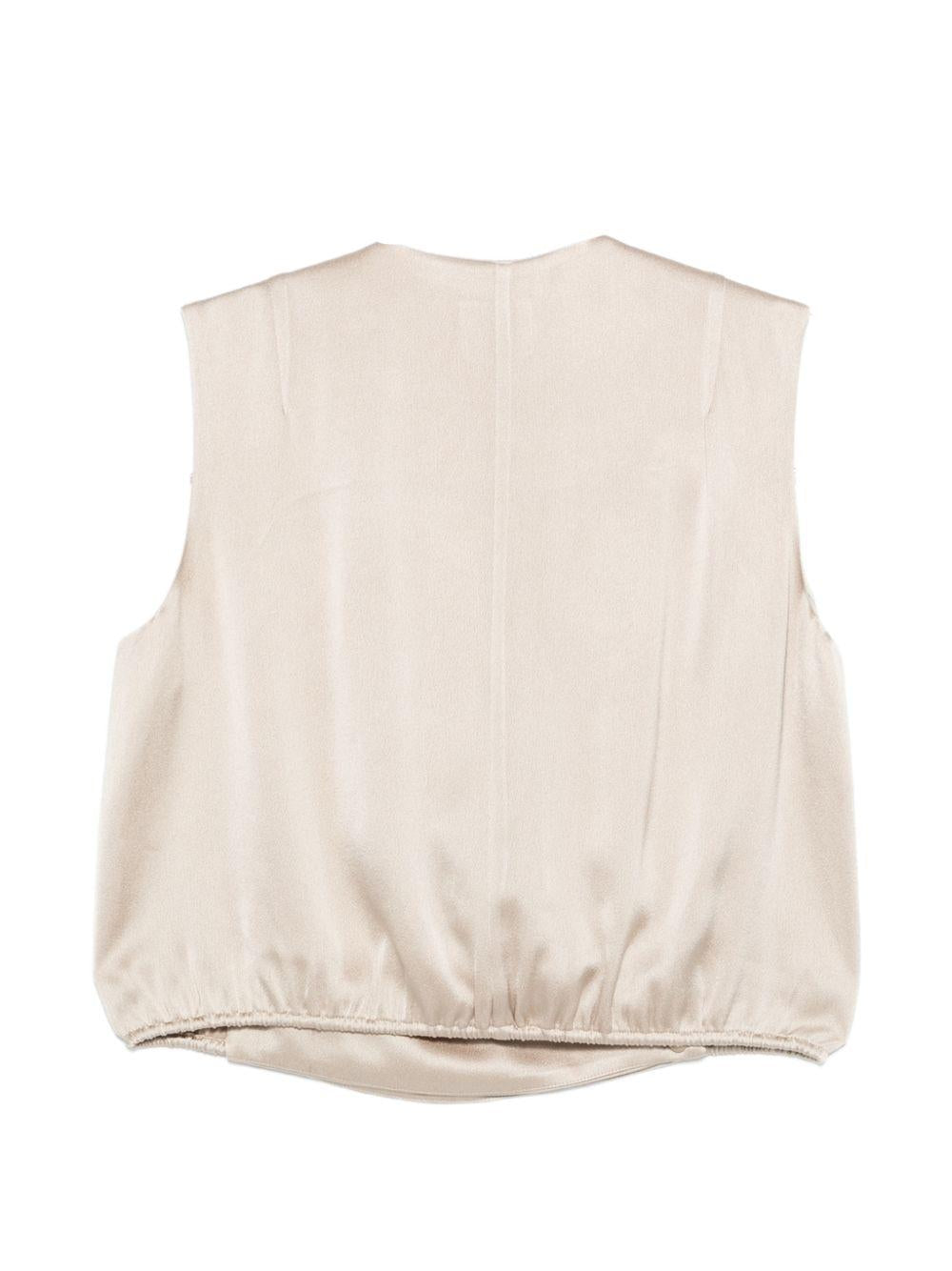 Top senza maniche con scollo incrociato 116261P6221 PTL ALYSI
