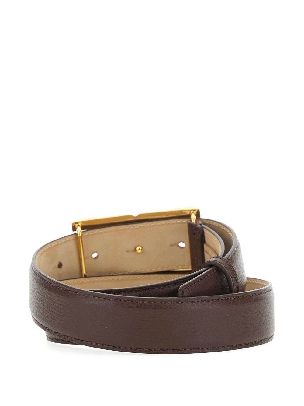 Cintura con fibbia dorata geometrica CT88S62E2 644 ELISABETTA FRANCHI