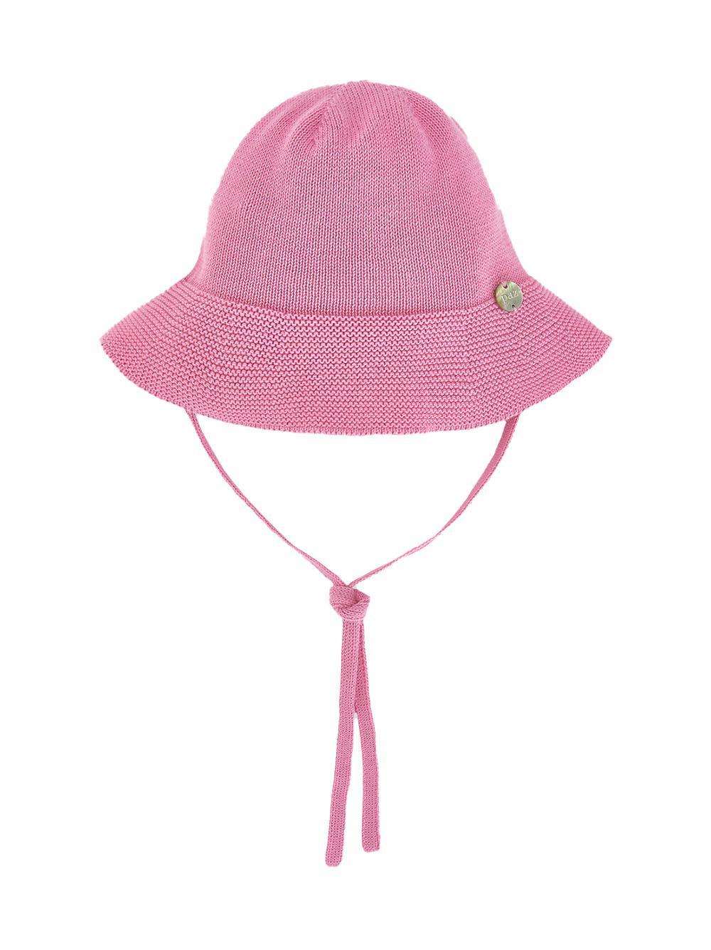 Cappello a pescatore in maglia fucsia - Preludio Moda
