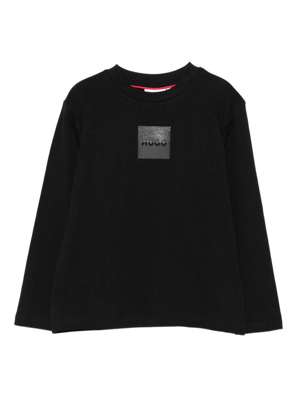 Top in Cotone con Placca Logo G00437 09B HUGO KIDS