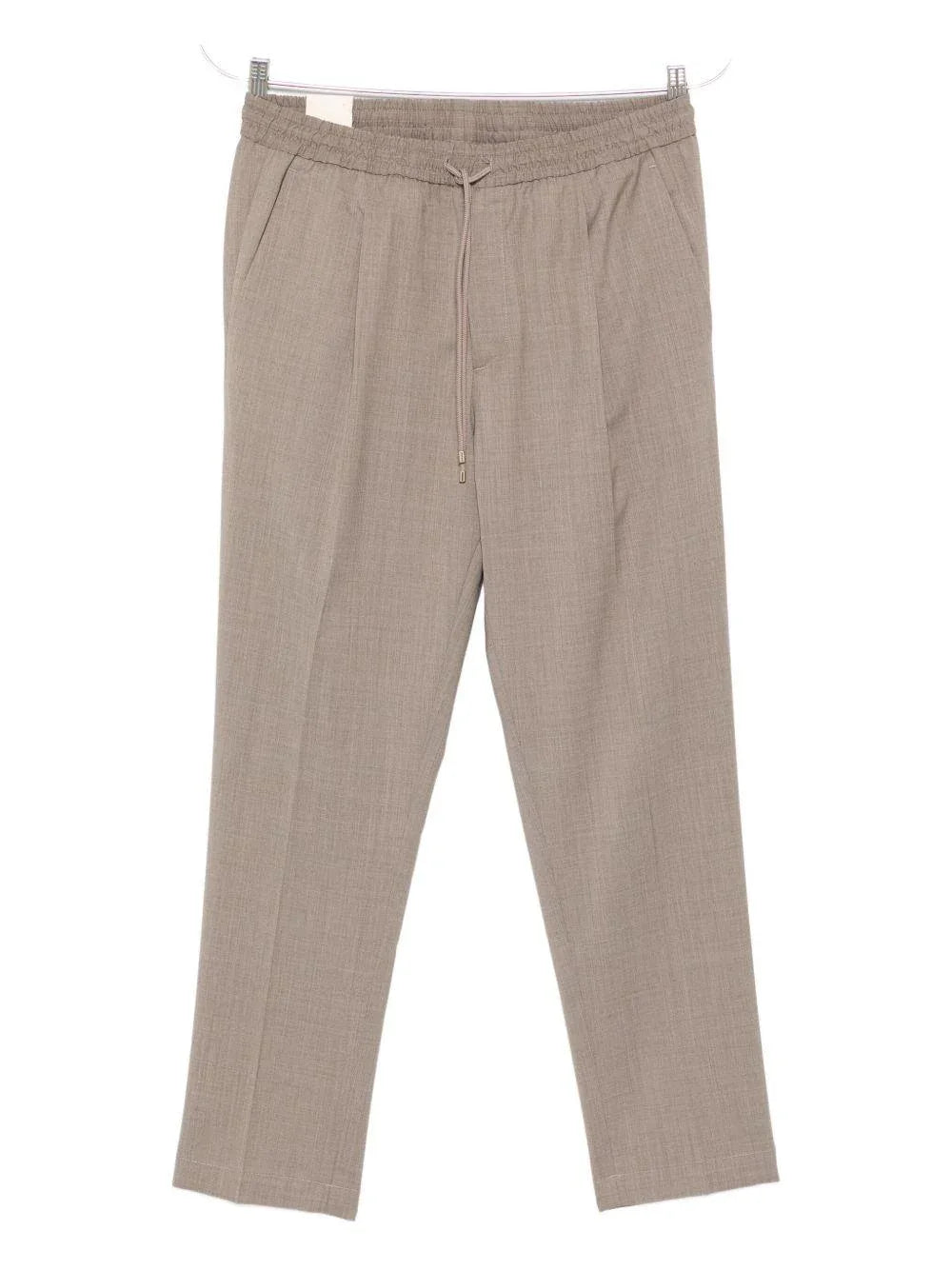 Pantaloni Dritti con Coulisse Beige - Preludio Moda