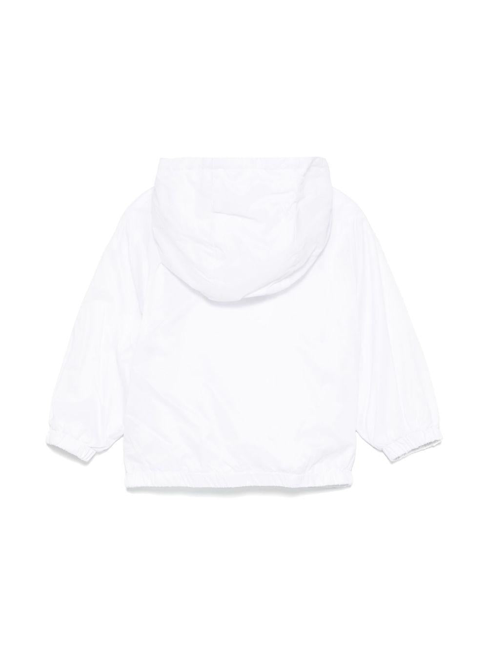 Giubbino bianco teddy toy petto neonato MUS02WL3A69 10101 MOSCHINO KIDS