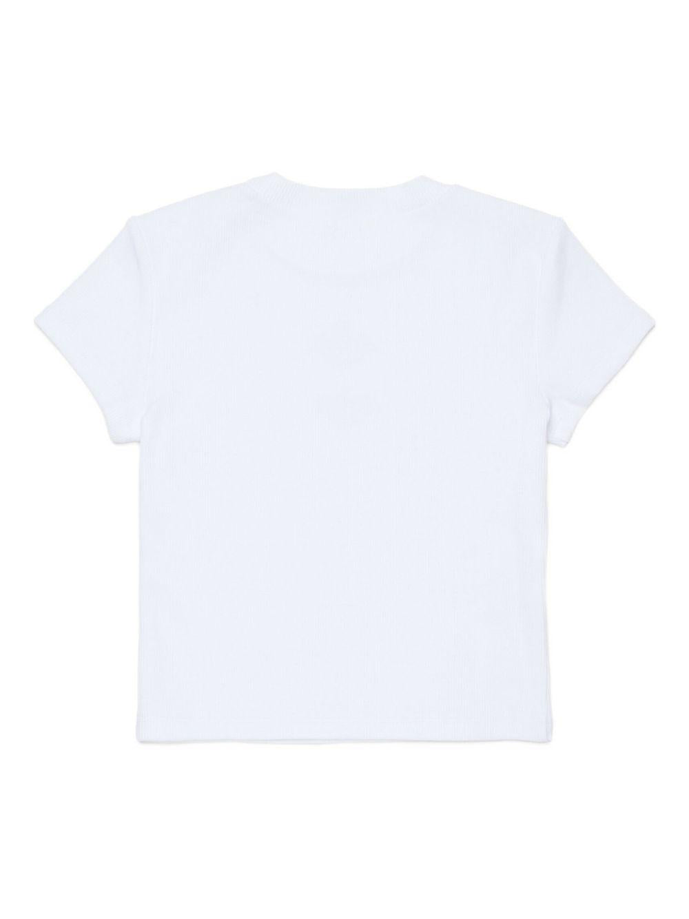 T-shirt in cotone con logo DQ3160D0AGG DQ100 DSQUARED KIDS