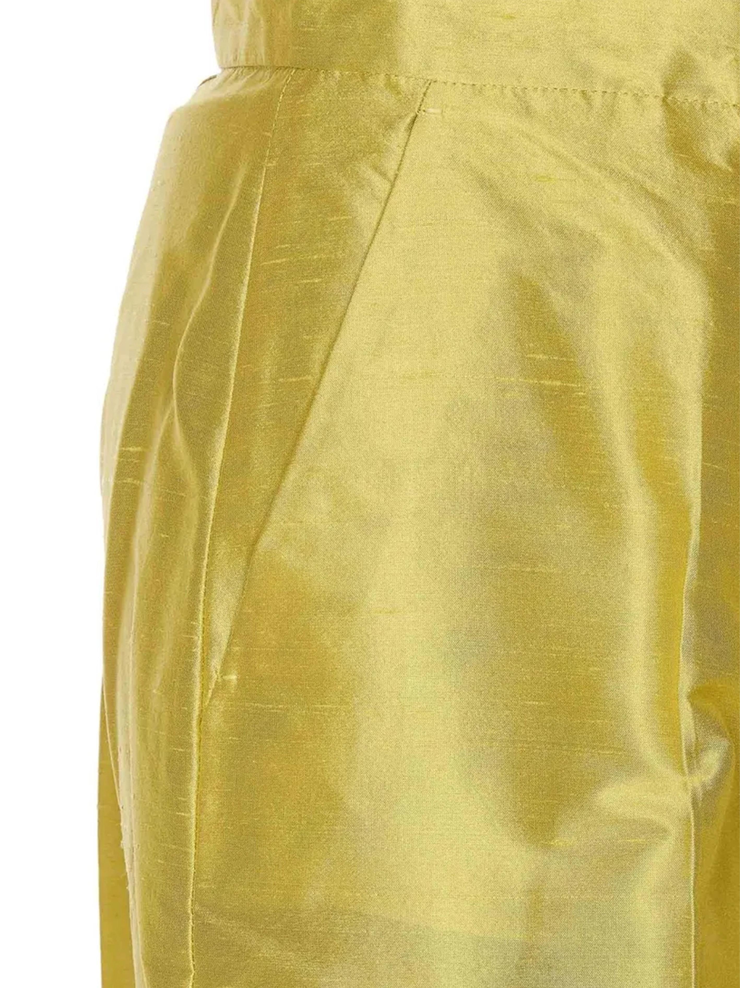Pantalone vita alta cedro seta 2416131014600 001 MAX MARA STUDIO