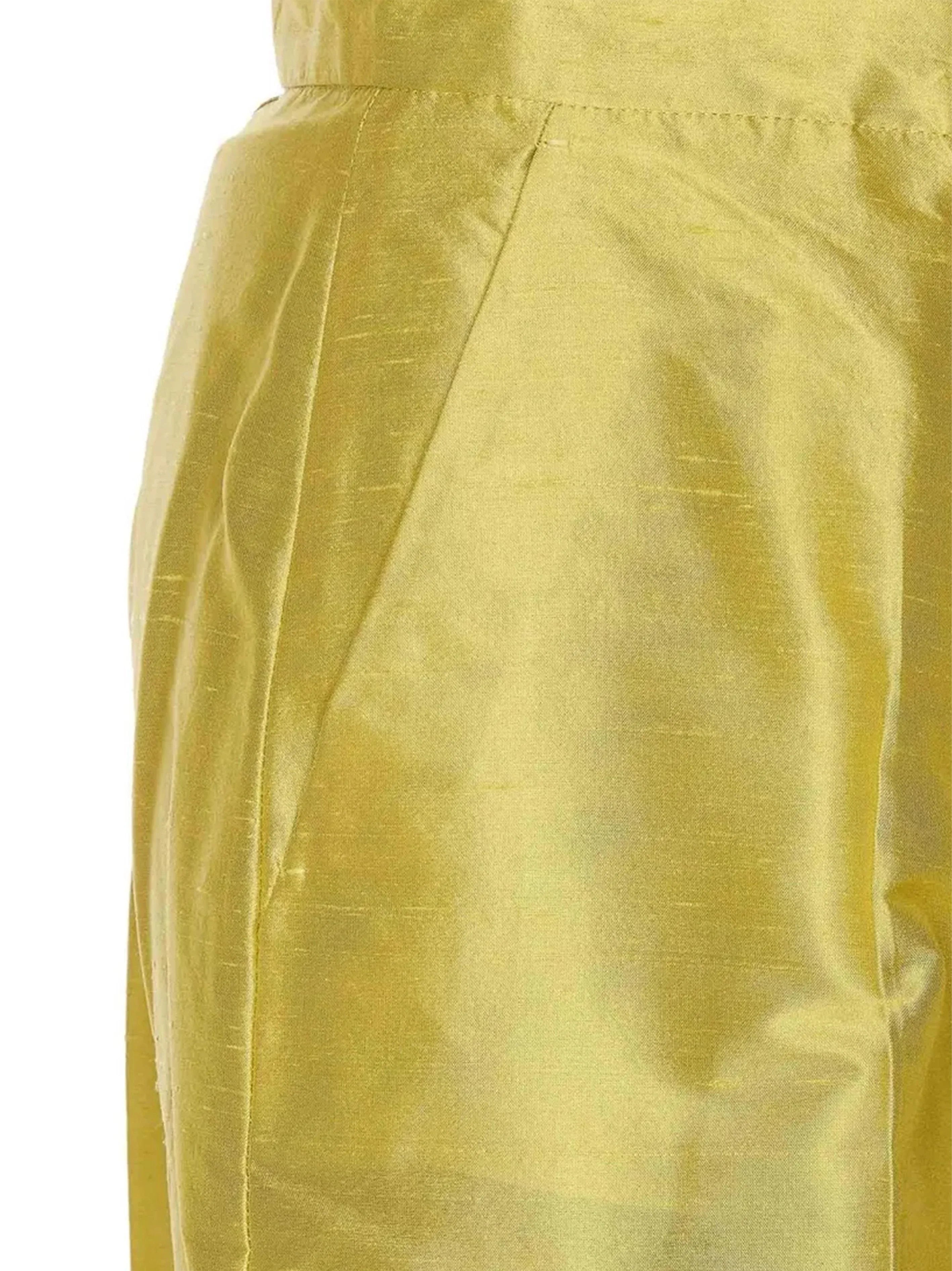 Pantalone vita alta cedro seta - Preludio Moda