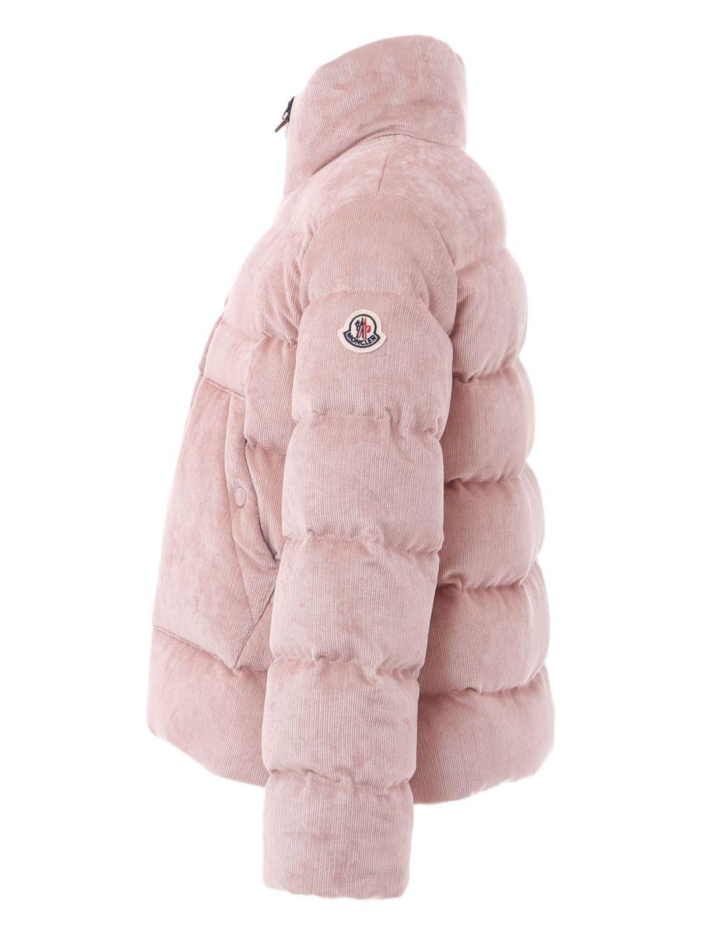 Piumino a Costine con Imbottitura in Piuma K29541A00033598QF 53D MONCLER KIDS