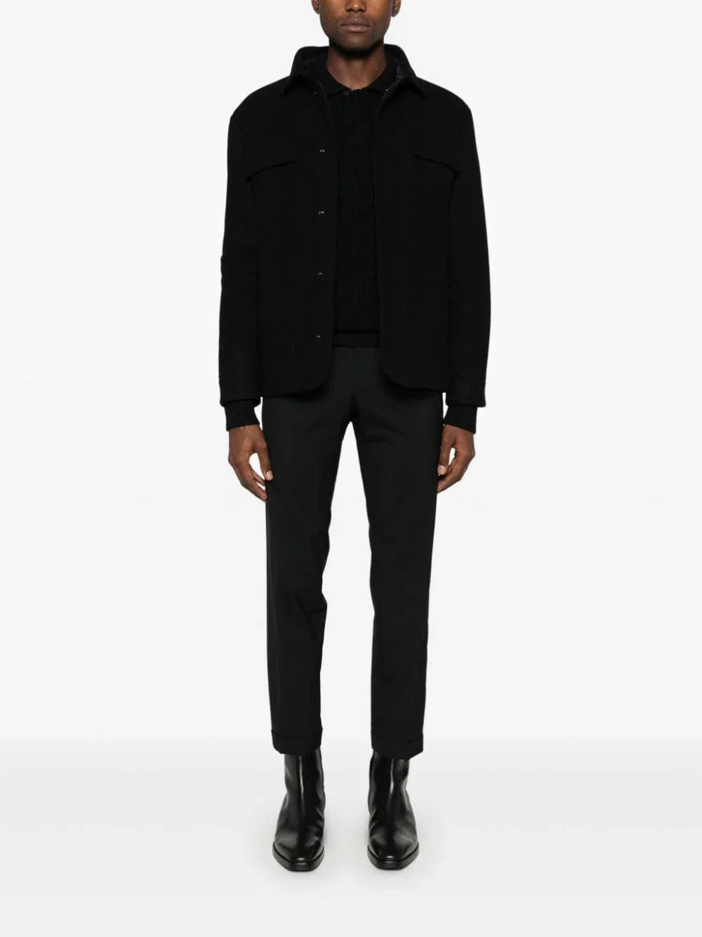 Pantalone nero gamba affusolata - Preludio Moda