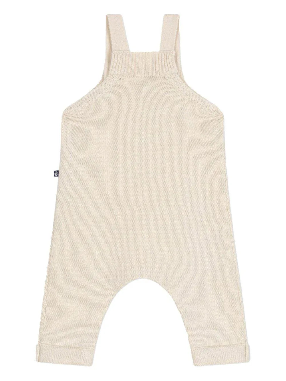 Salopette beige in maglia neonato - Preludio Moda
