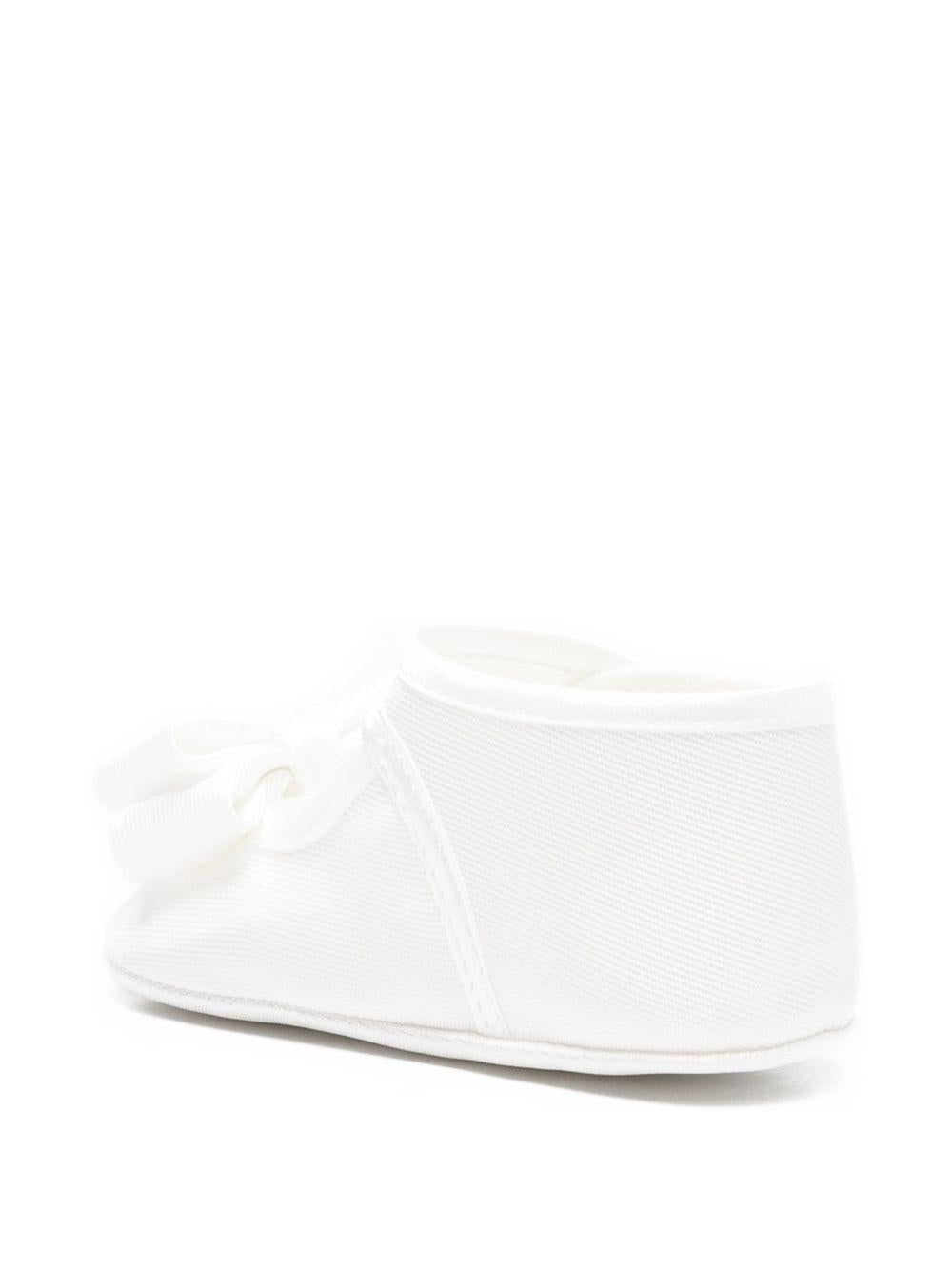 Ballerine con fiocco e chiusura a bottone 73G0087302 0001 MONNALISA KIDS