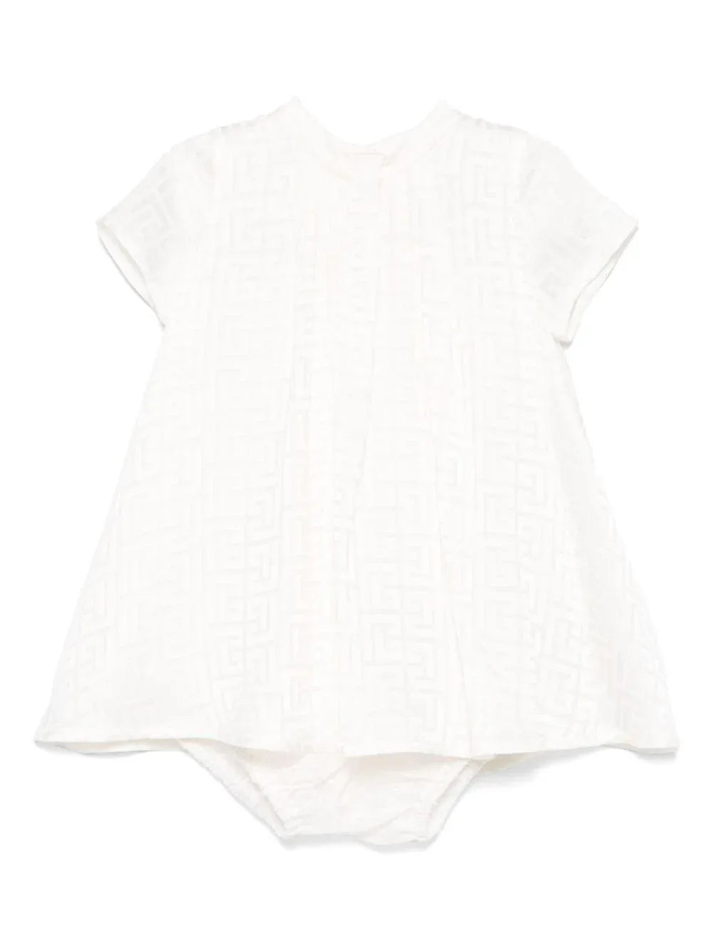 Abito avorio logo monogram all-over - Preludio Moda