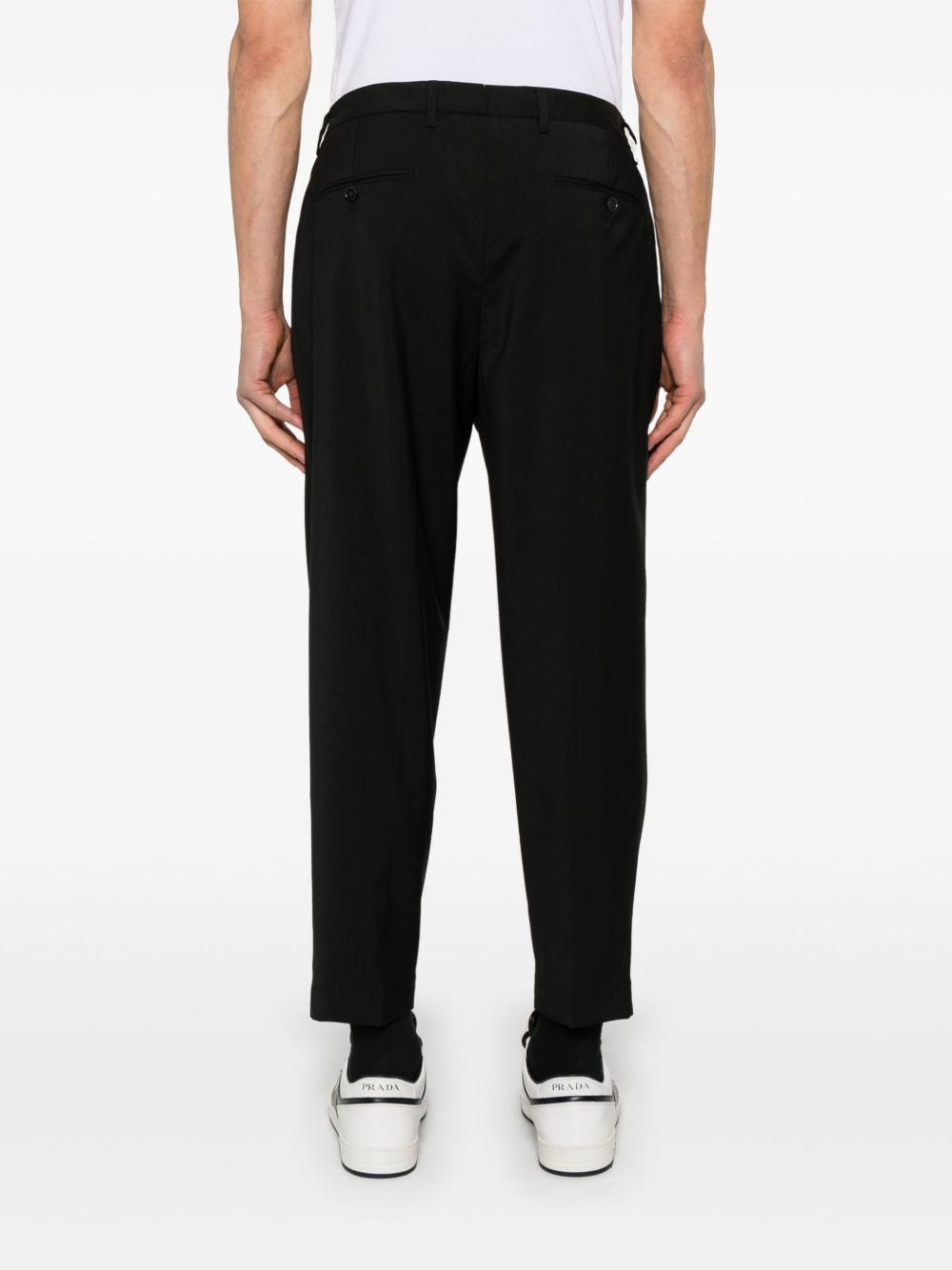 Pantalone Portobellos nero lana PORTOBELLOS325108 00010 BRIGLIA