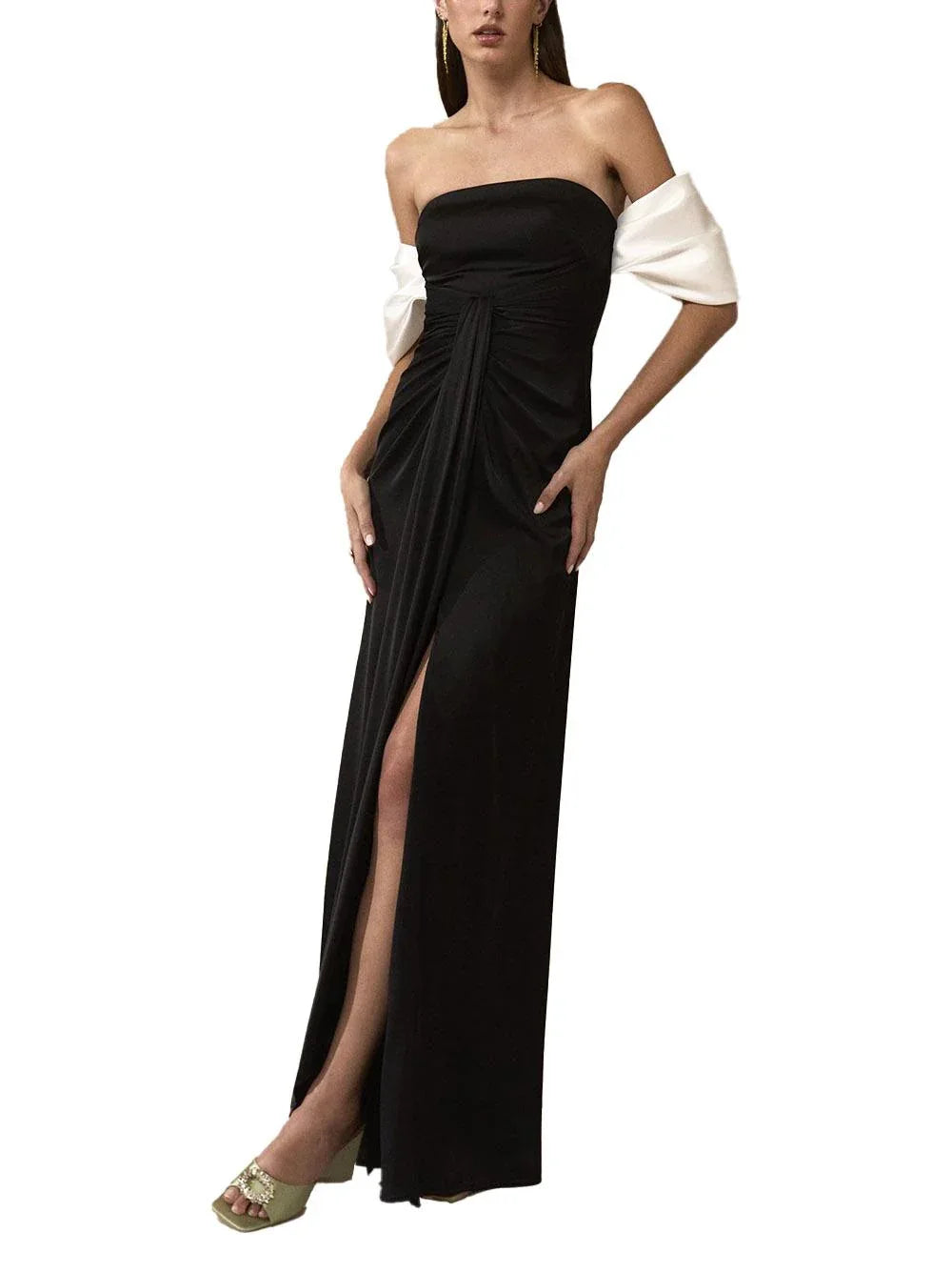 Abito nhoa bianco-nero - Preludio Moda