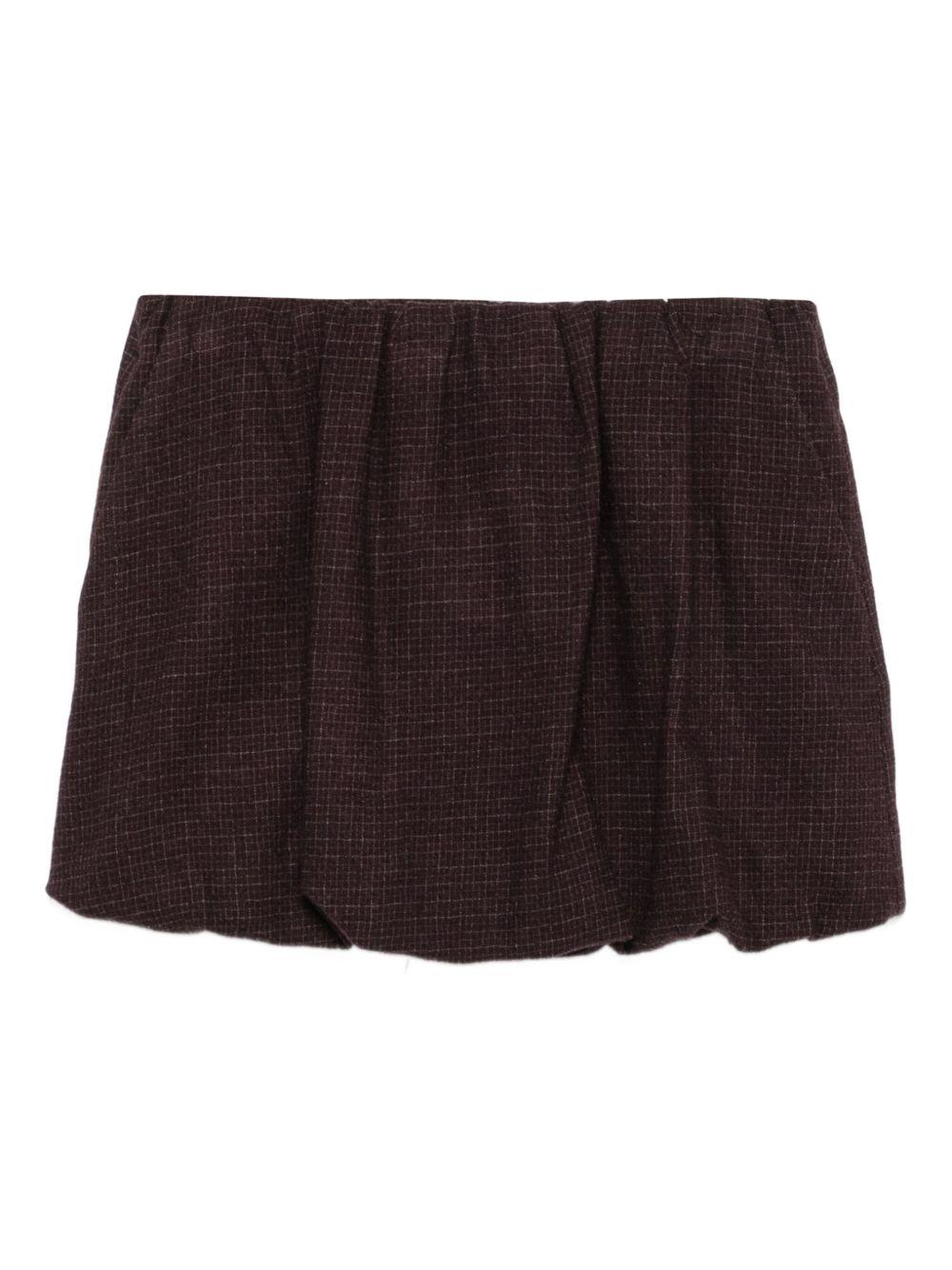 gonna a quadri donn Alysi viola scuro 165002A5048 UV ALYSI