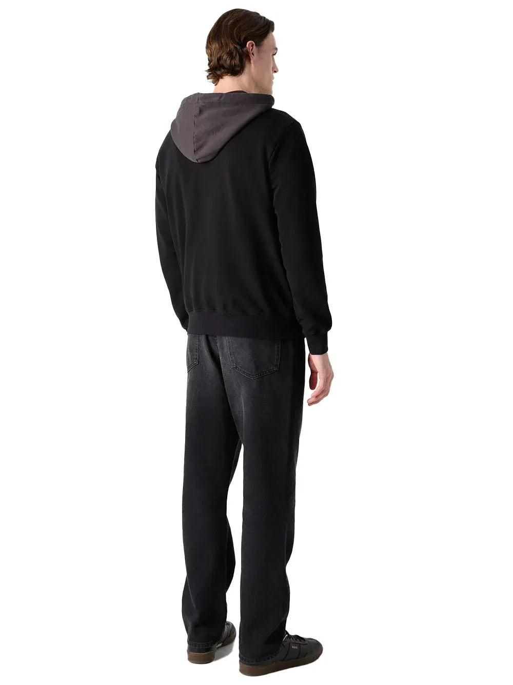 Felpa nera we block - Preludio Moda