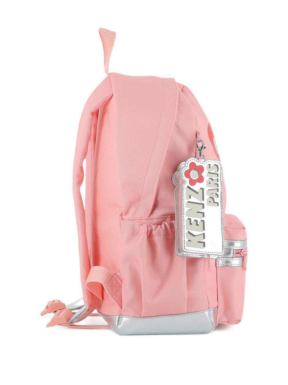 Zaino con Stampa Floreale e Logo K61223 47H KENZO KIDS