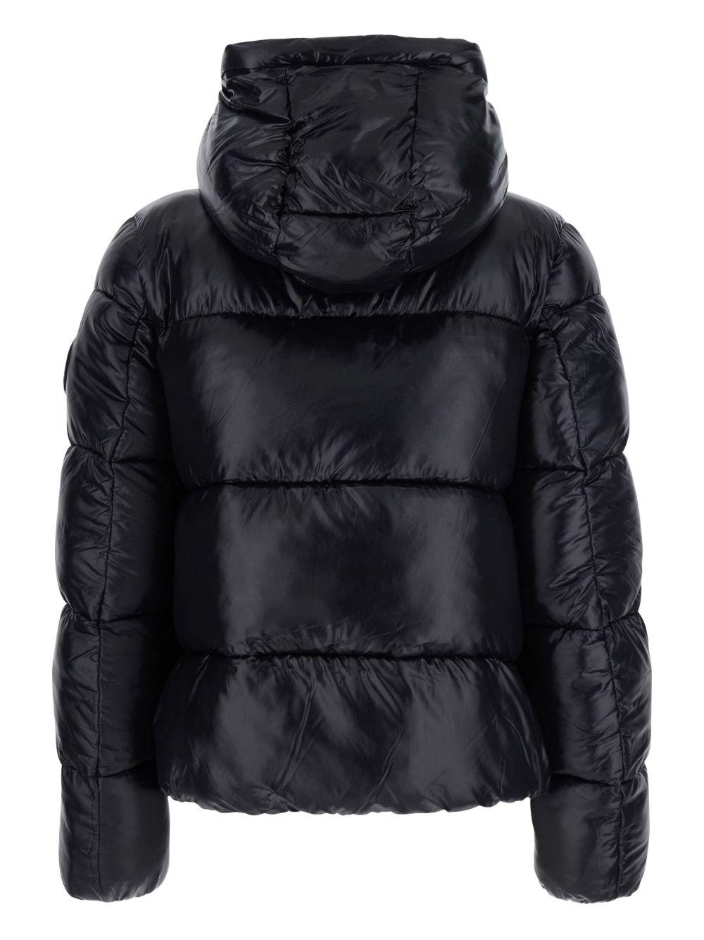Piumino trapuntato con cappuccio e collo alto D31989WLOVE21 10000 SAVE THE DUCK