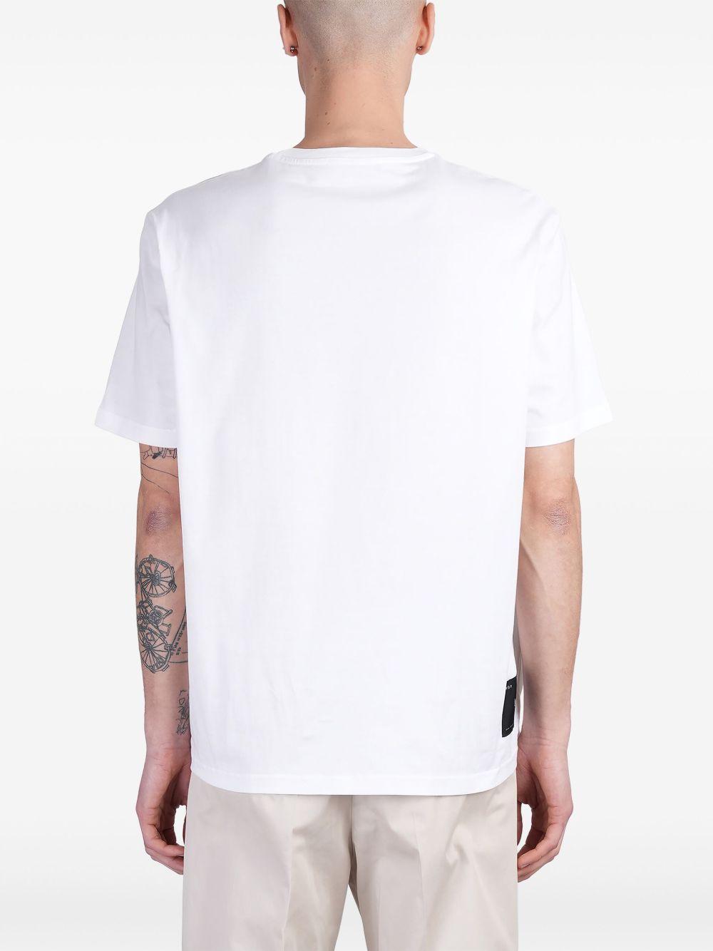 T-shirt B240 bianca basic oversize L1TSS256549 A001 LOW BRAND