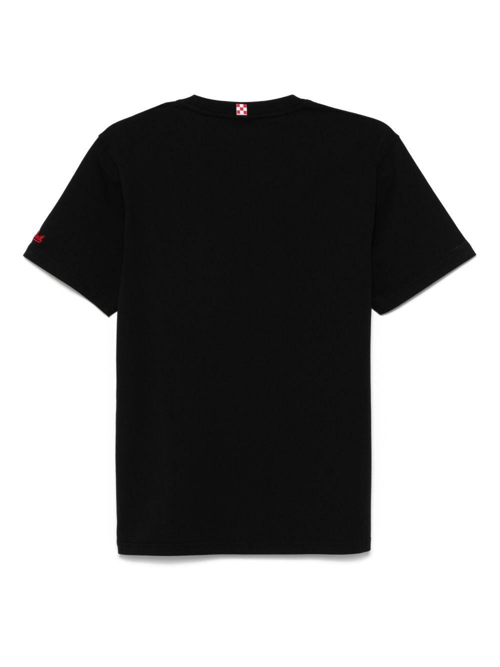 T-shirt austin nera mini logo petto