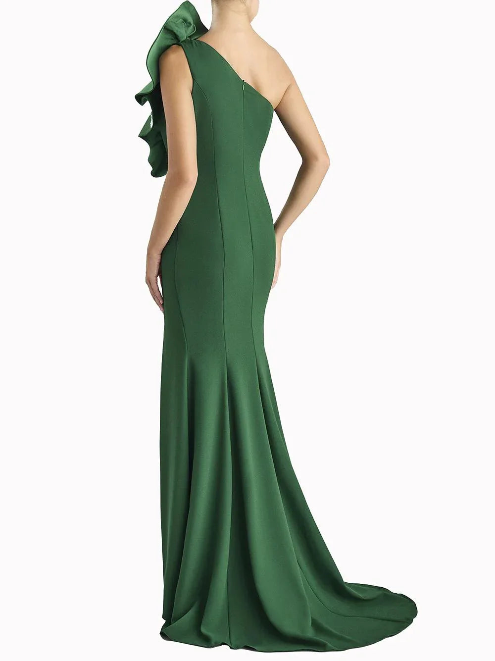 Abito Essential 2306 verde smeraldo - Preludio Moda