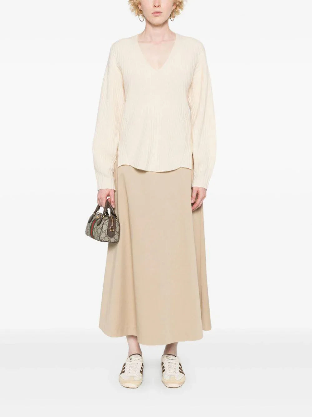 Maglione neve lavorazione a coste - Preludio Moda