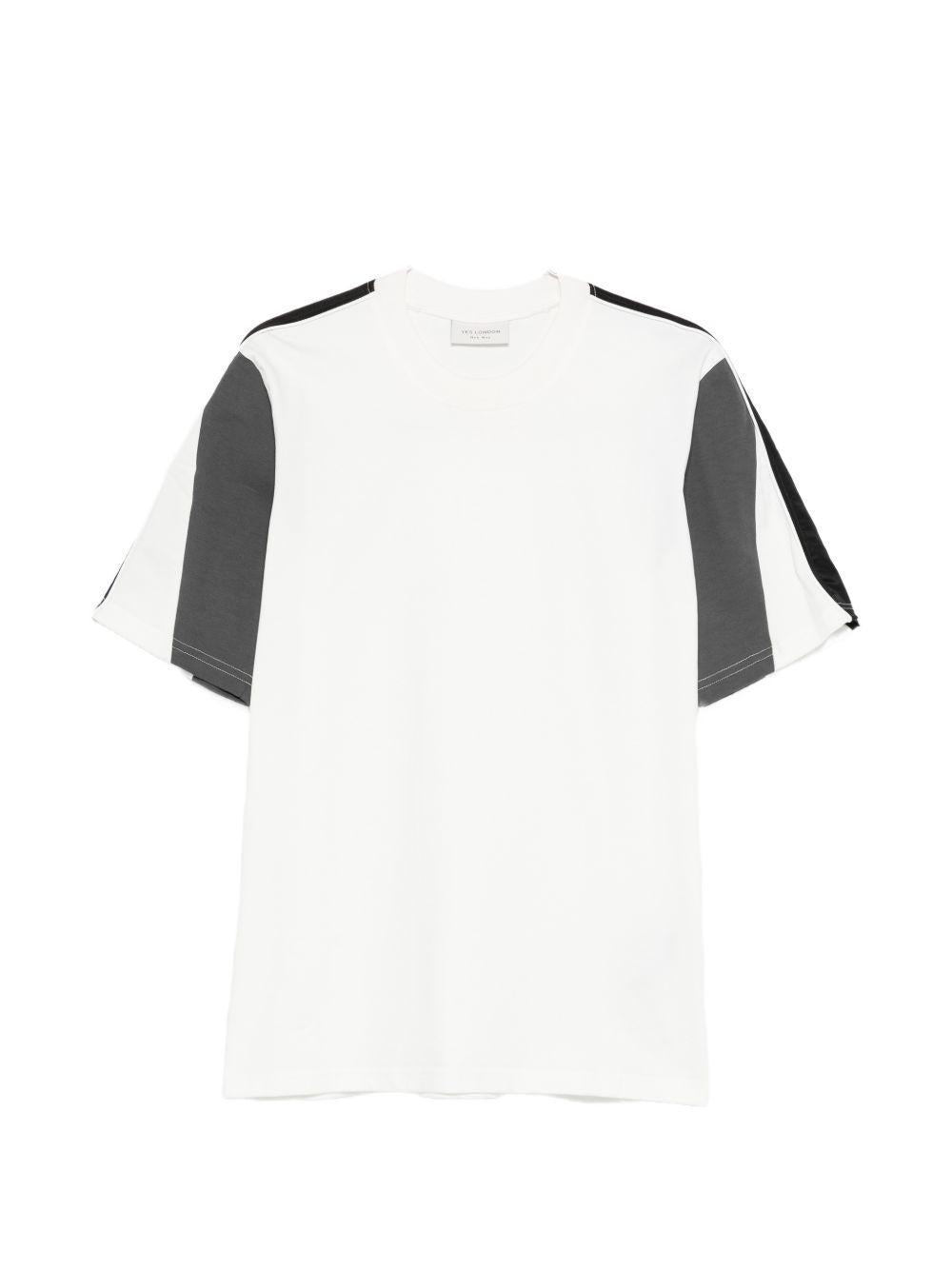 T-shirt girocollo a maniche corte XM4267 BIANCO YES LONDON