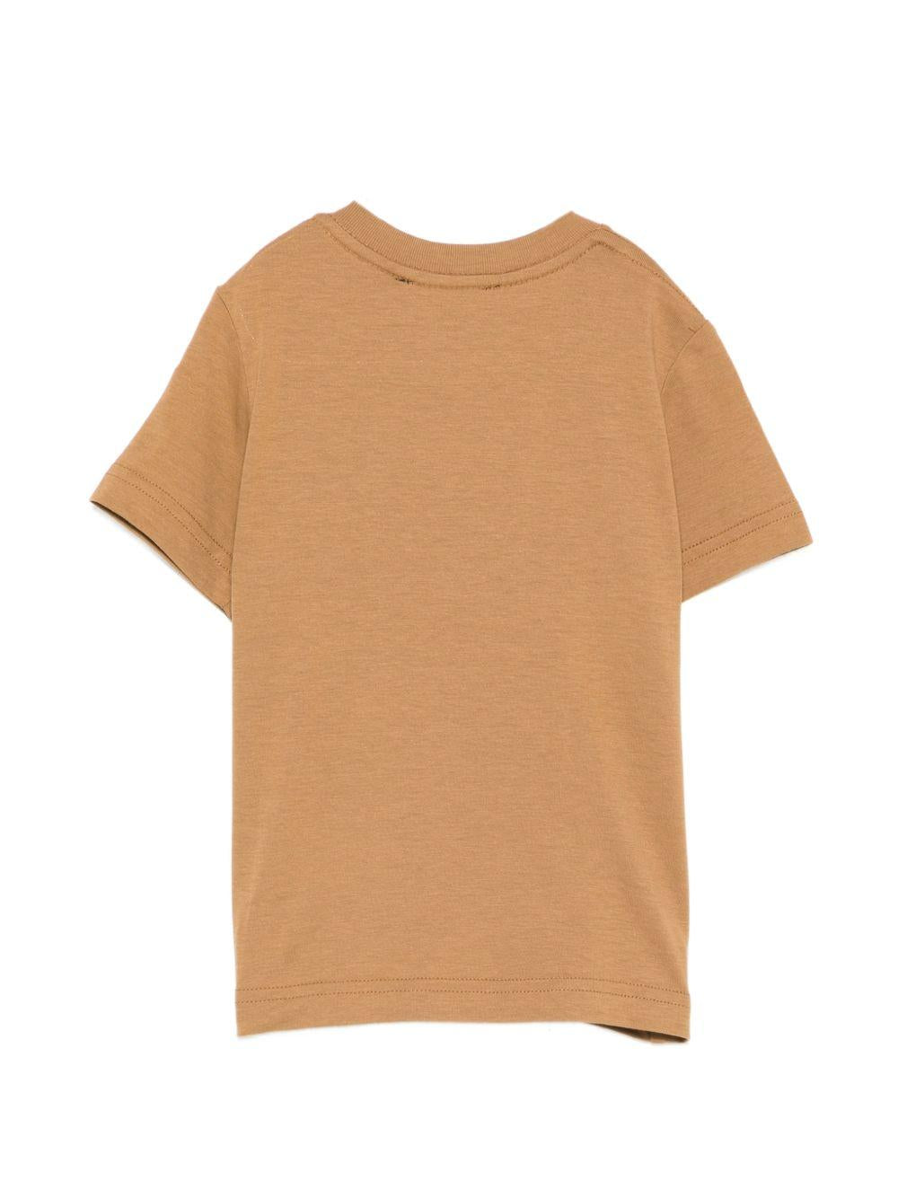 T-shirt in cotone con bottoncini DQ2853D004G DQ730 DSQUARED KIDS