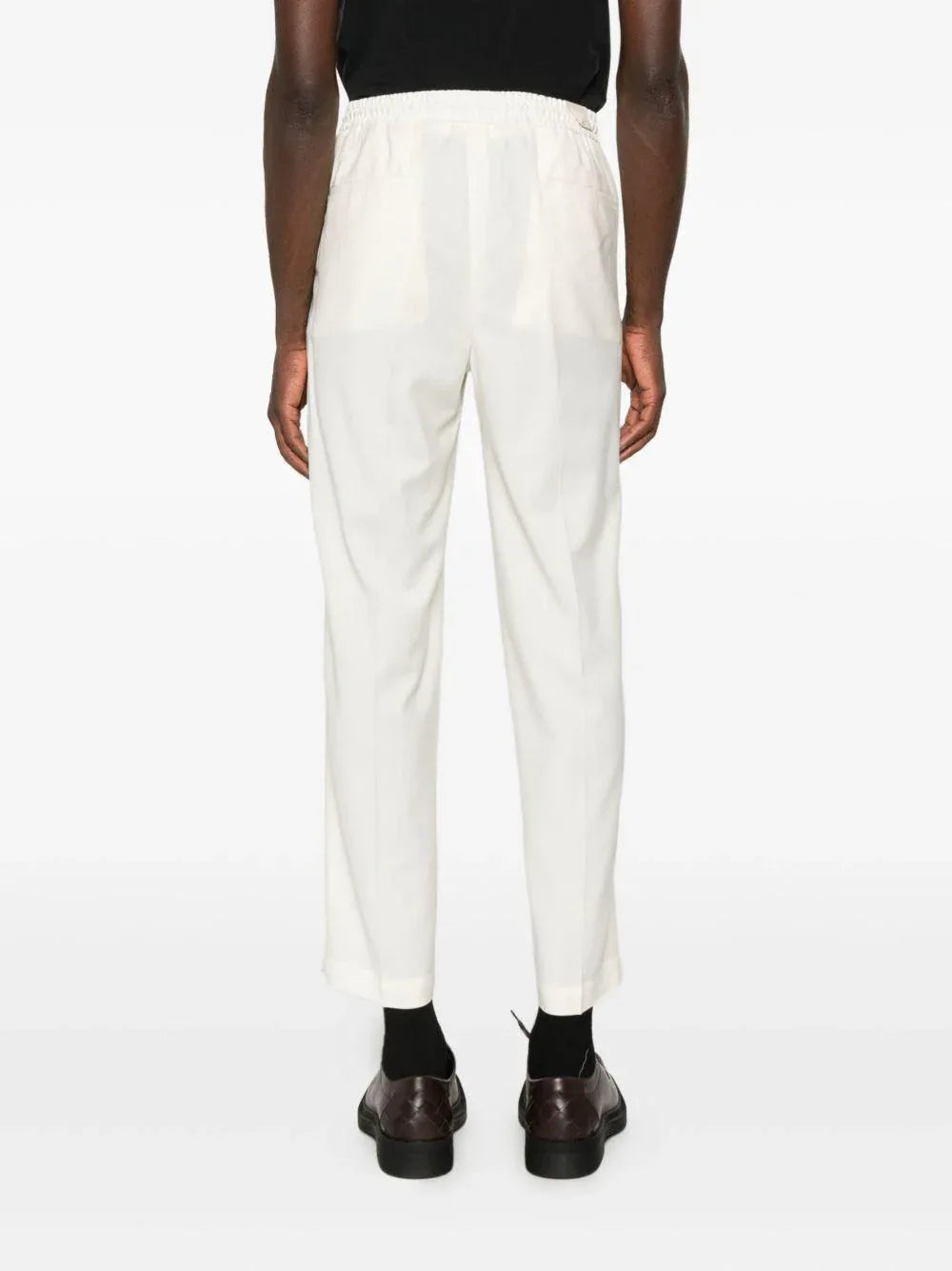 Pantaloni Dritti con Vita Elasticizzata e Coulisse - Preludio Moda